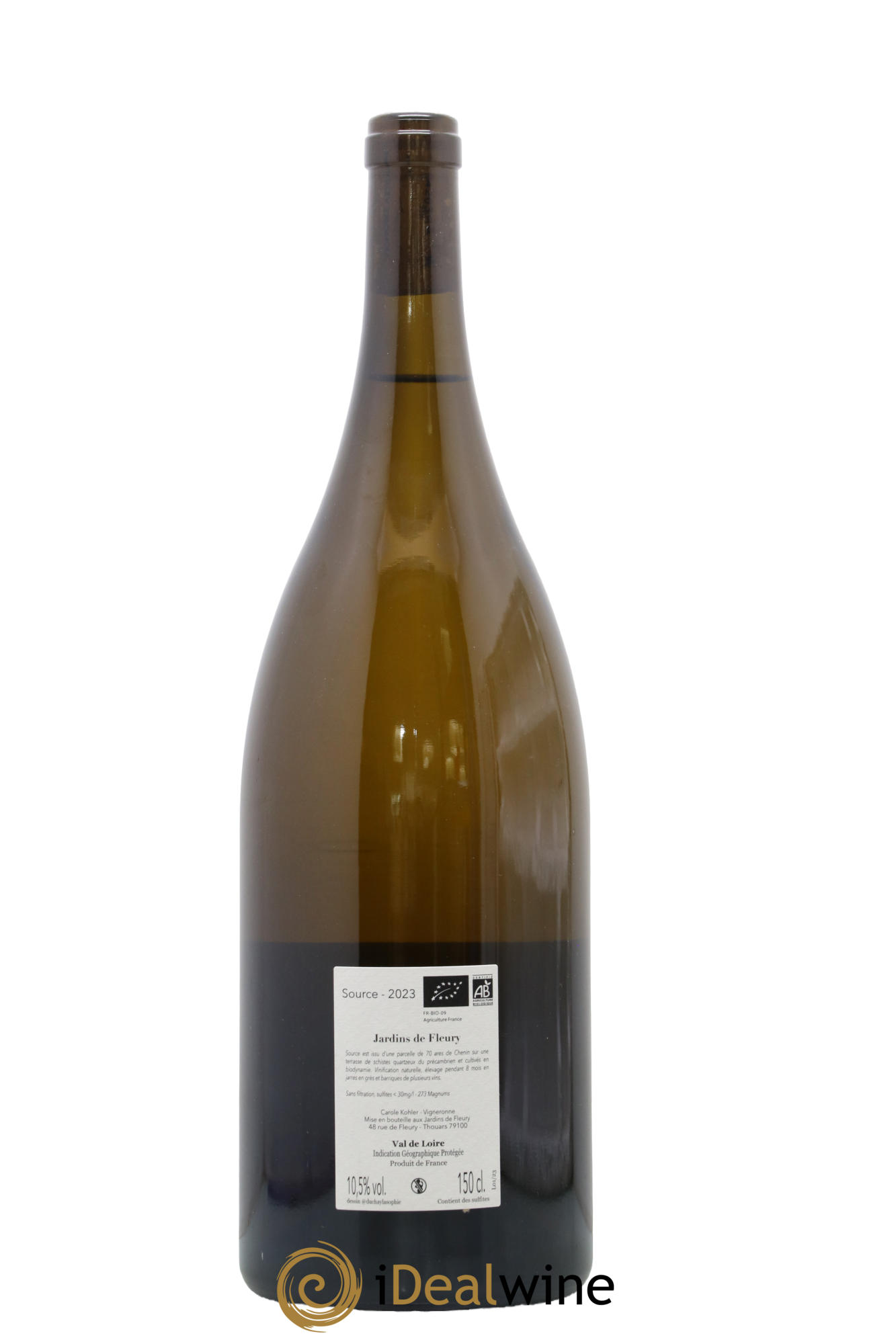 Val de Loire Cuvée Source Jardins De Fleury 2023 - Posten von 1 Magnum - 1