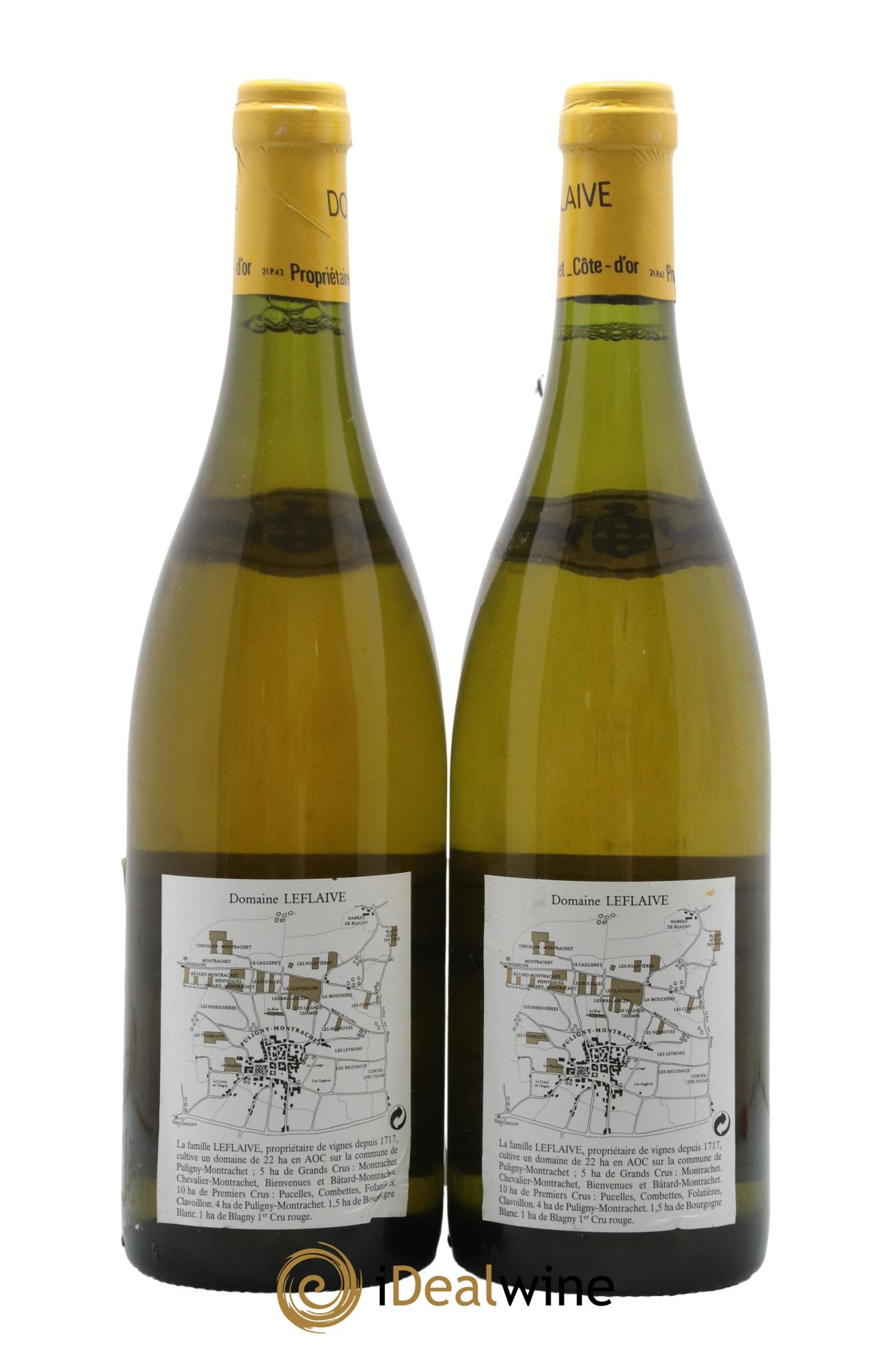 Puligny-Montrachet 1er Cru Les Pucelles Leflaive (Domaine) 1996 - Lot de 2 bouteilles - 1
