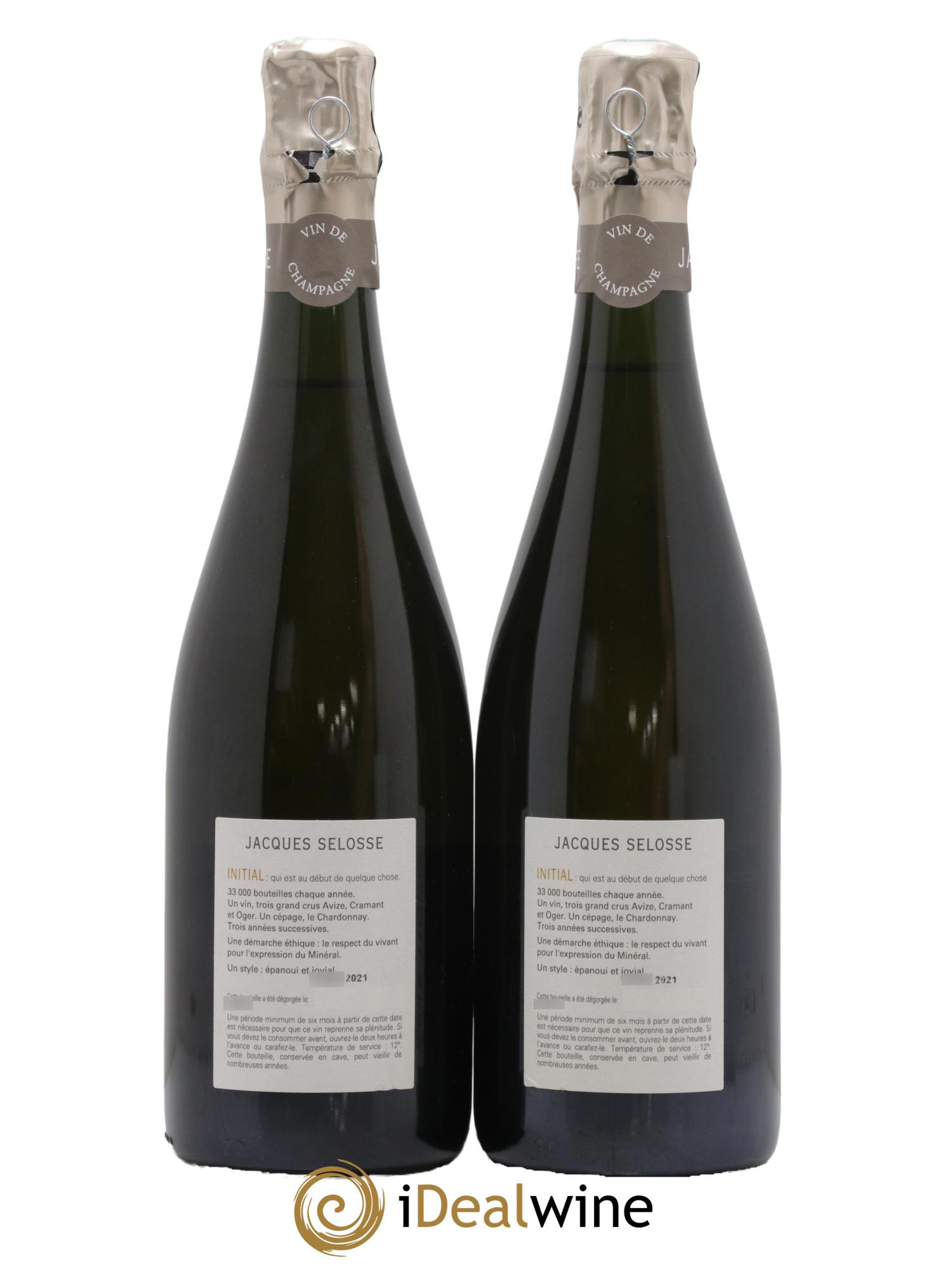Initial Brut Jacques Selosse - Lot de 2 bouteilles - 1