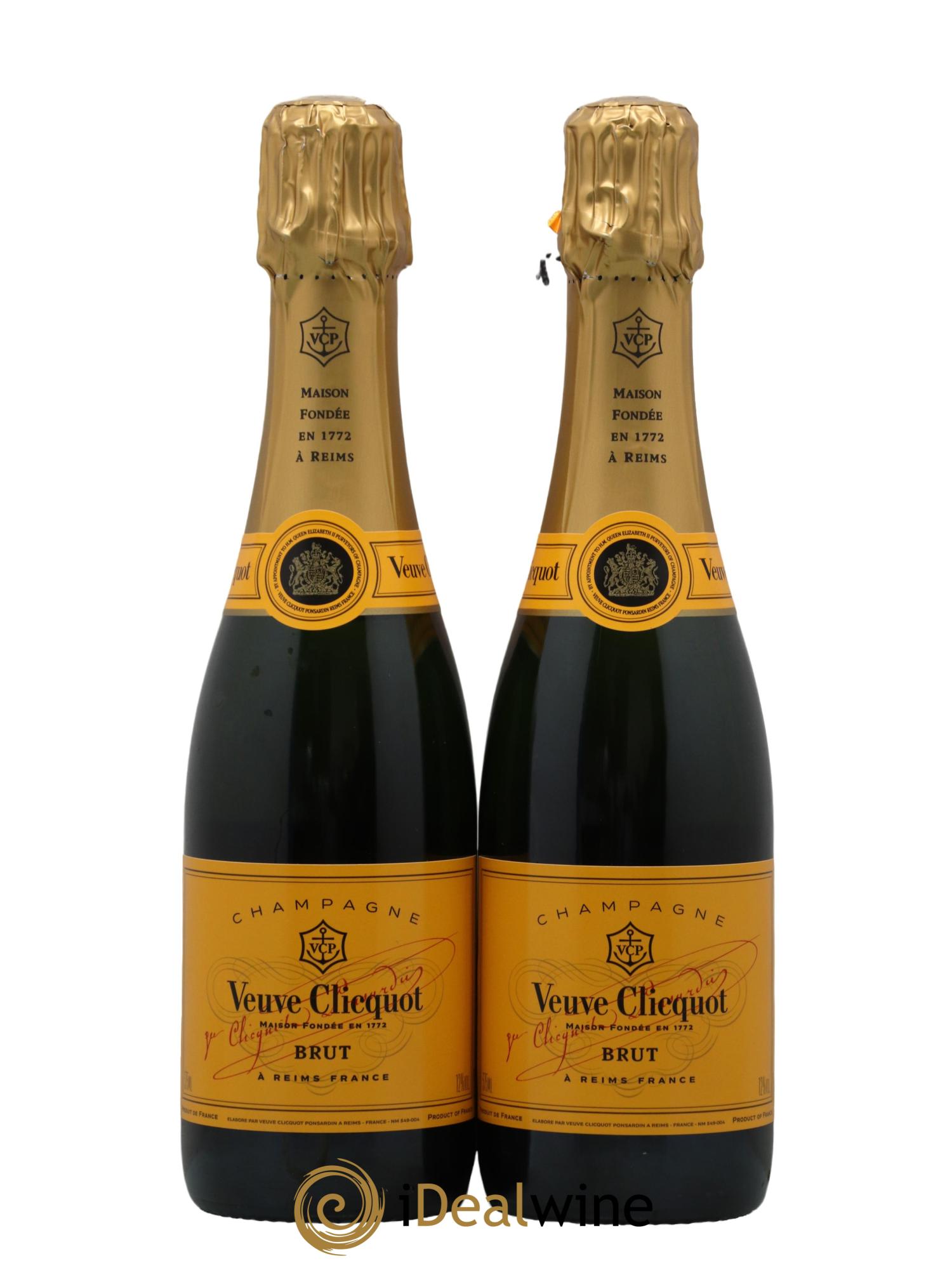 Carte Jaune Brut Veuve Clicquot - Lot de 2 demi bouteilles - 0