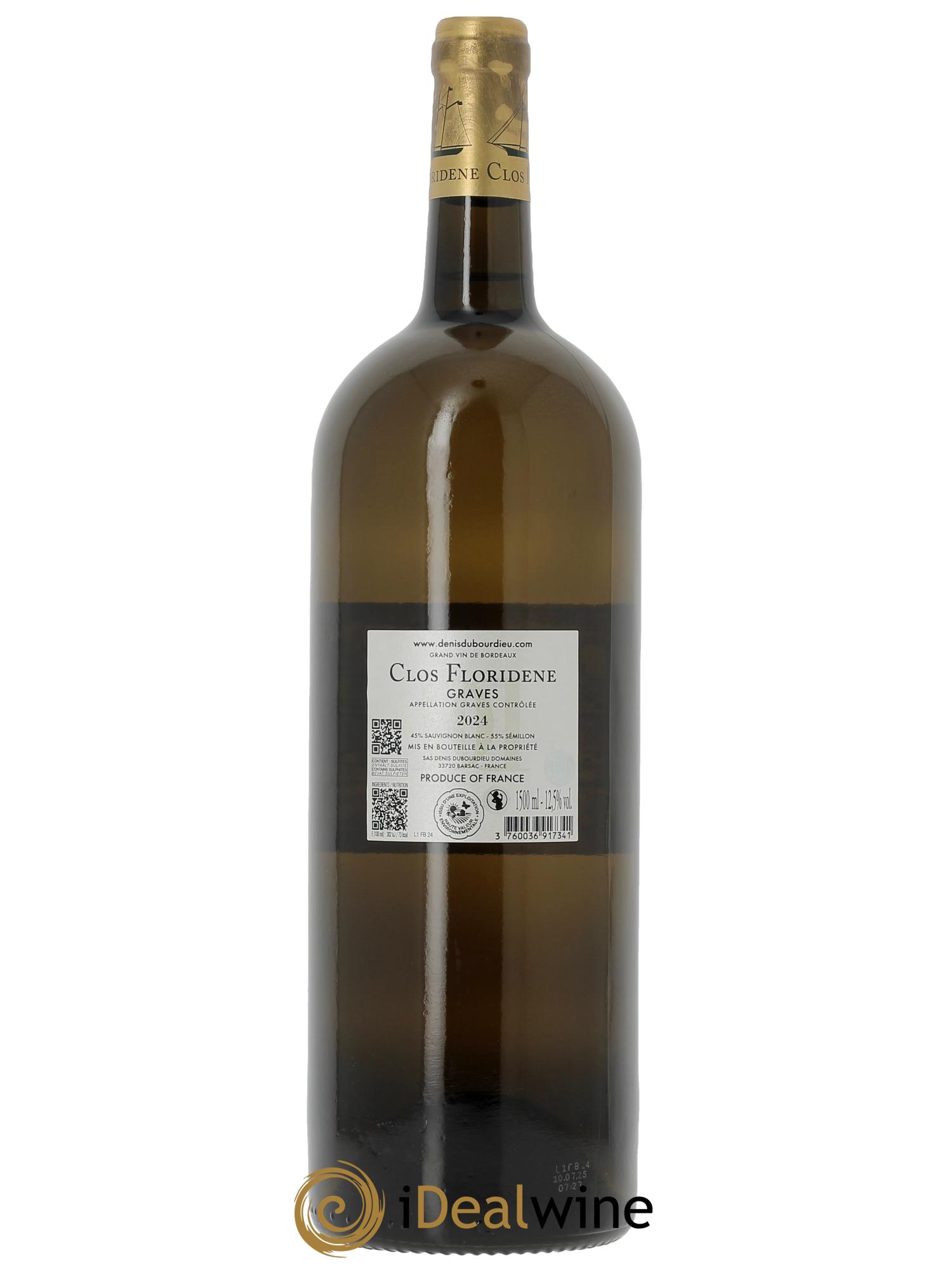 Clos Floridène  2024 - Posten von 1 Magnum - 1