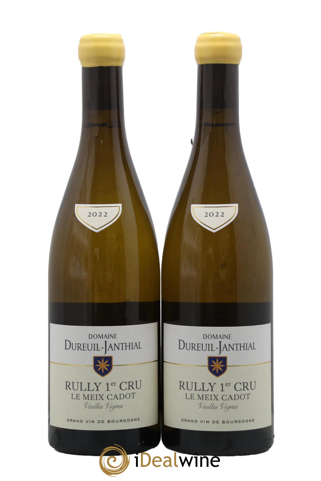 Rully 1er Cru Le Meix Cadot Vieilles Vignes Vincent Dureuil-Janthial 2022 - Lotto di 2 bottiglie - 0