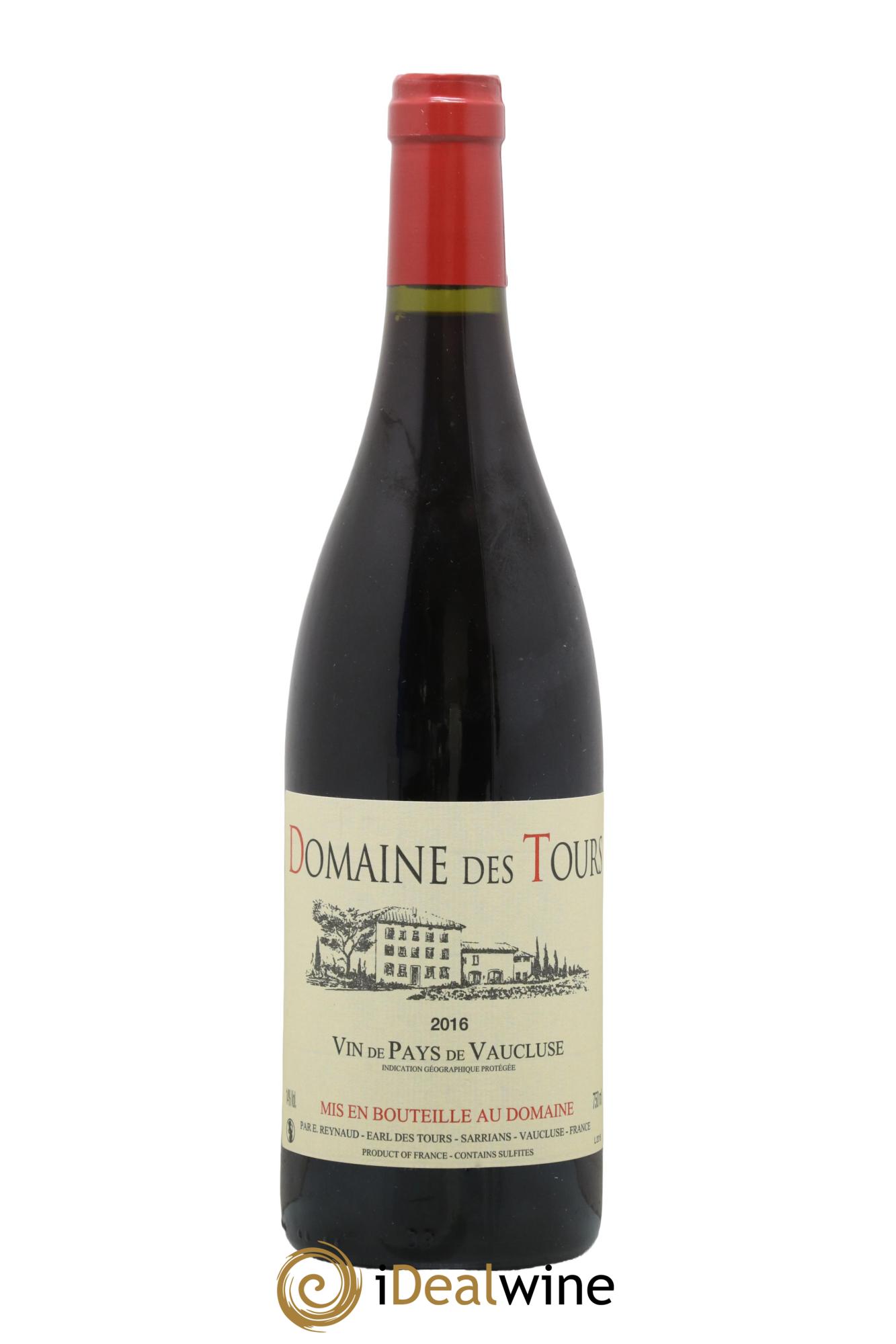 IGP Vaucluse (Vin de Pays de Vaucluse) Domaine des Tours Emmanuel Reynaud 2016 - Posten von 1 Flasche - 0