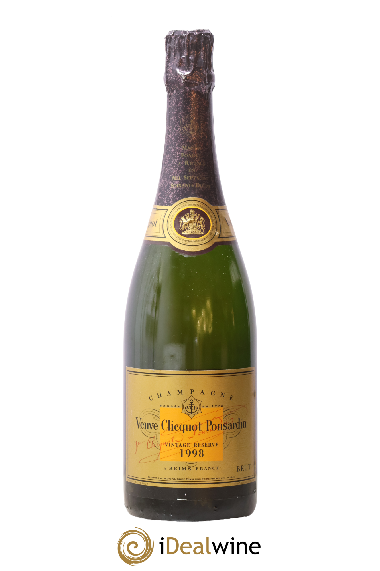 Brut Millésimé Veuve Clicquot 1998 - Posten von 1 Flasche - 0