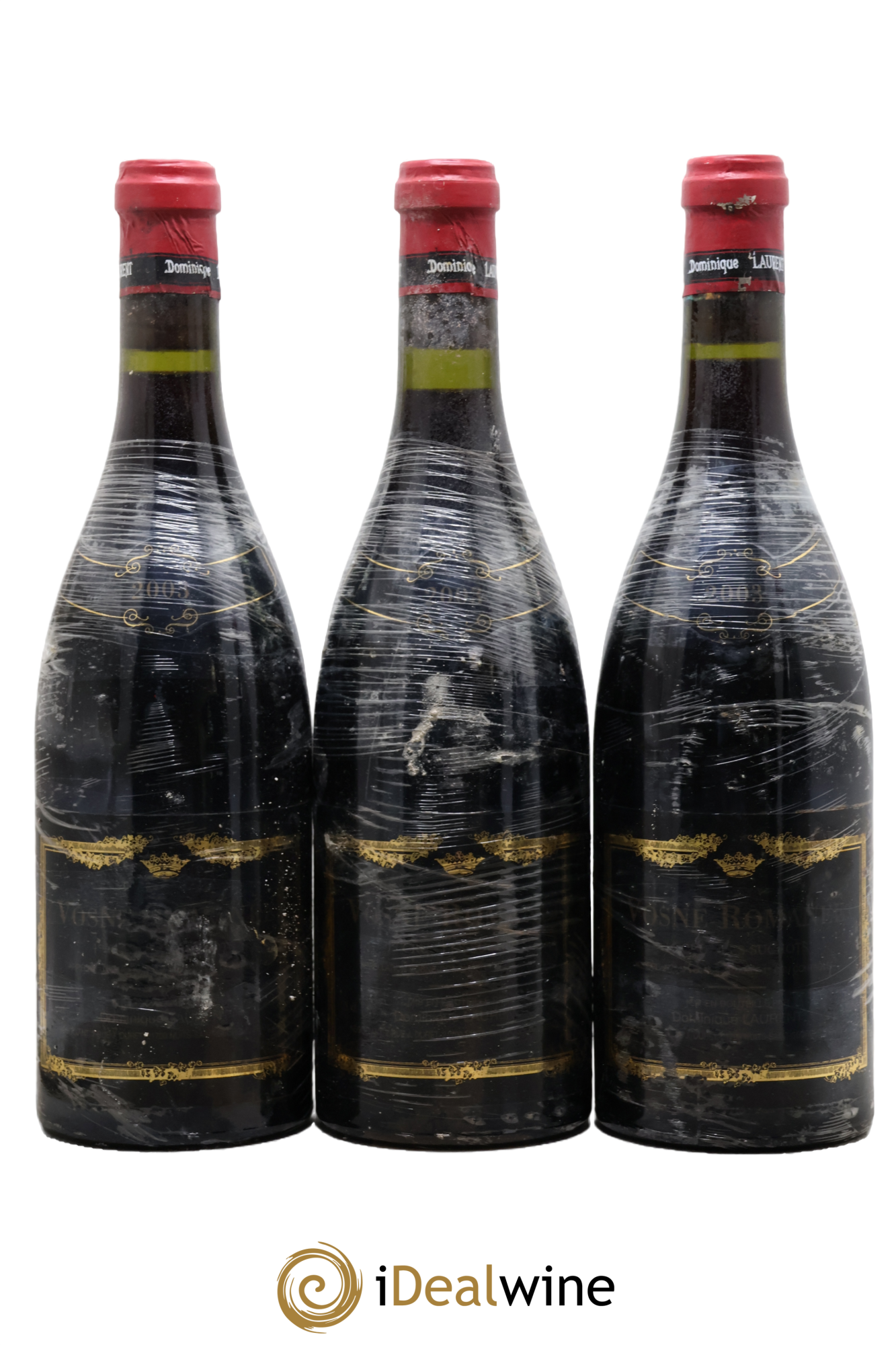 Vosne-Romanée 1er Cru Les Suchots Vieilles Vignes Dominique Laurent 2003 - Lot de 3 bouteilles - 0