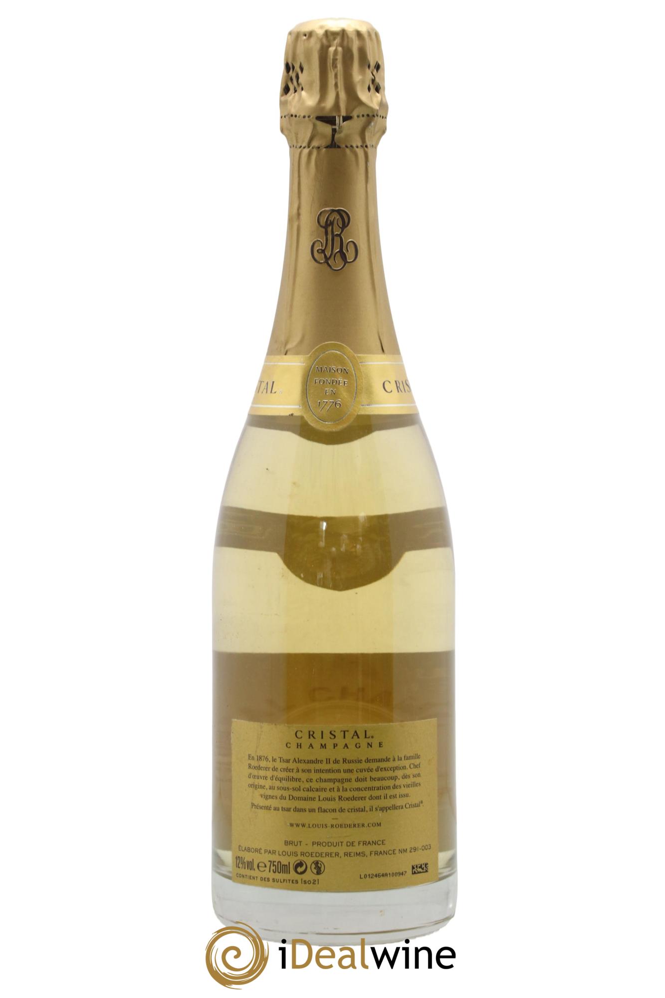 Cristal Louis Roederer 2008 - Posten von 1 Flasche - 1