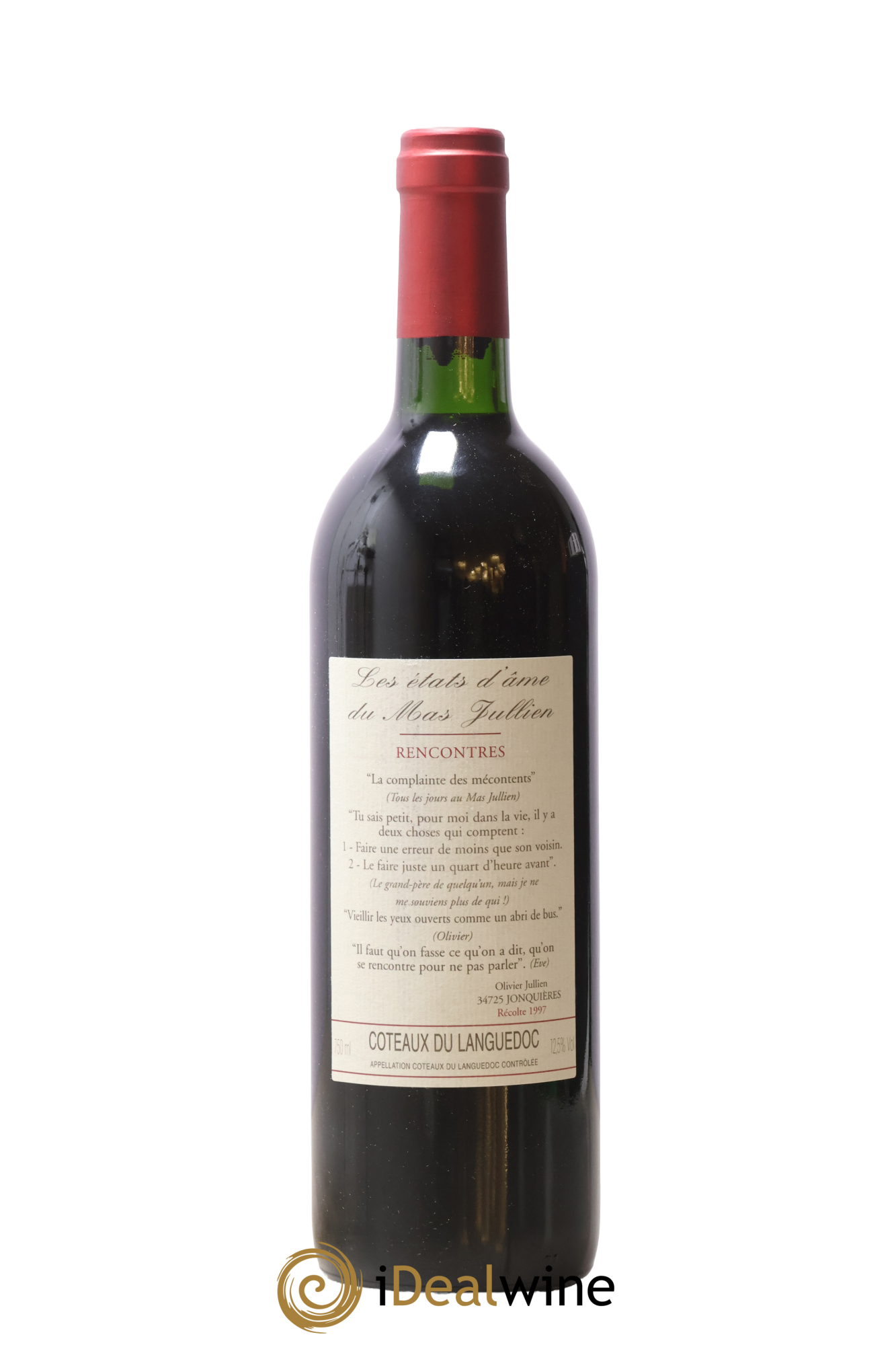 Coteaux du Languedoc Rencontres Mas Jullien 1997 - Posten von 1 Flasche - 0