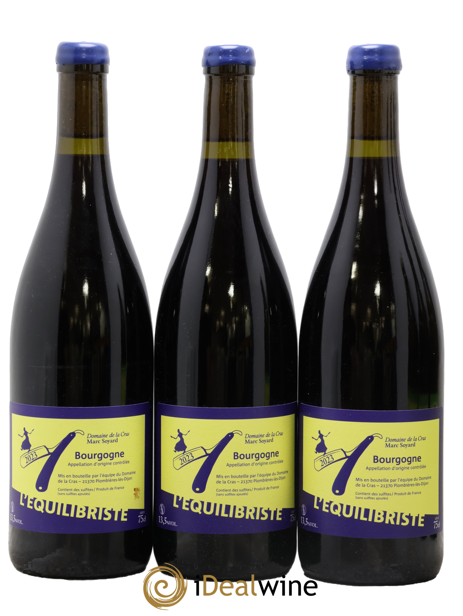 Bourgogne L'équilibriste Domaine de la Cras - Marc Soyard 2023 - Lote de 3 botellas - 0