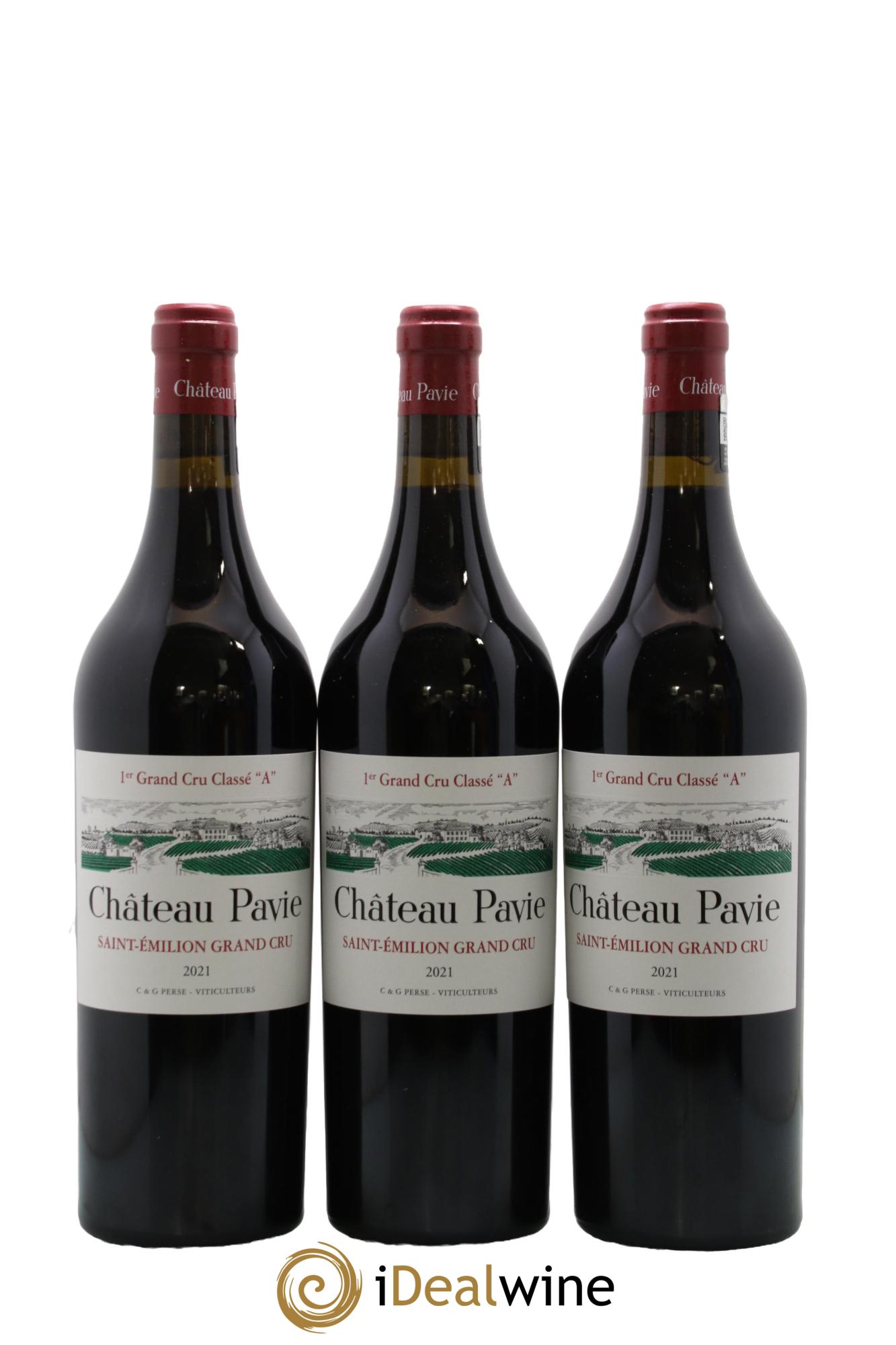 Château Pavie 1er Grand Cru Classé A 2021 - Posten von 6 Flaschen - 1