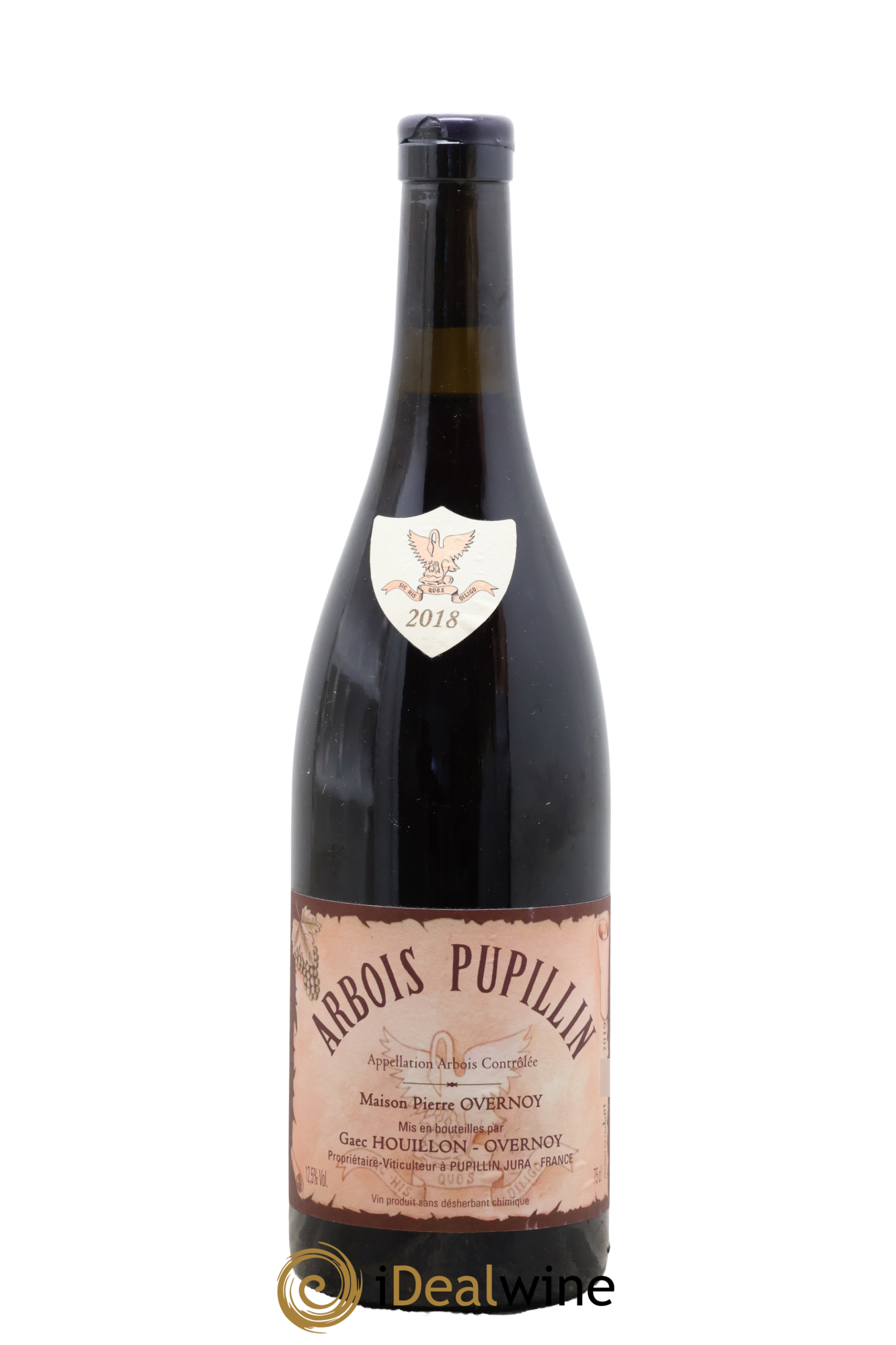 Arbois-Pupillin Ploussard Trousseau (cire violette) Overnoy-Houillon (Domaine) 2018 - Lotto di 1 bottiglia - 0