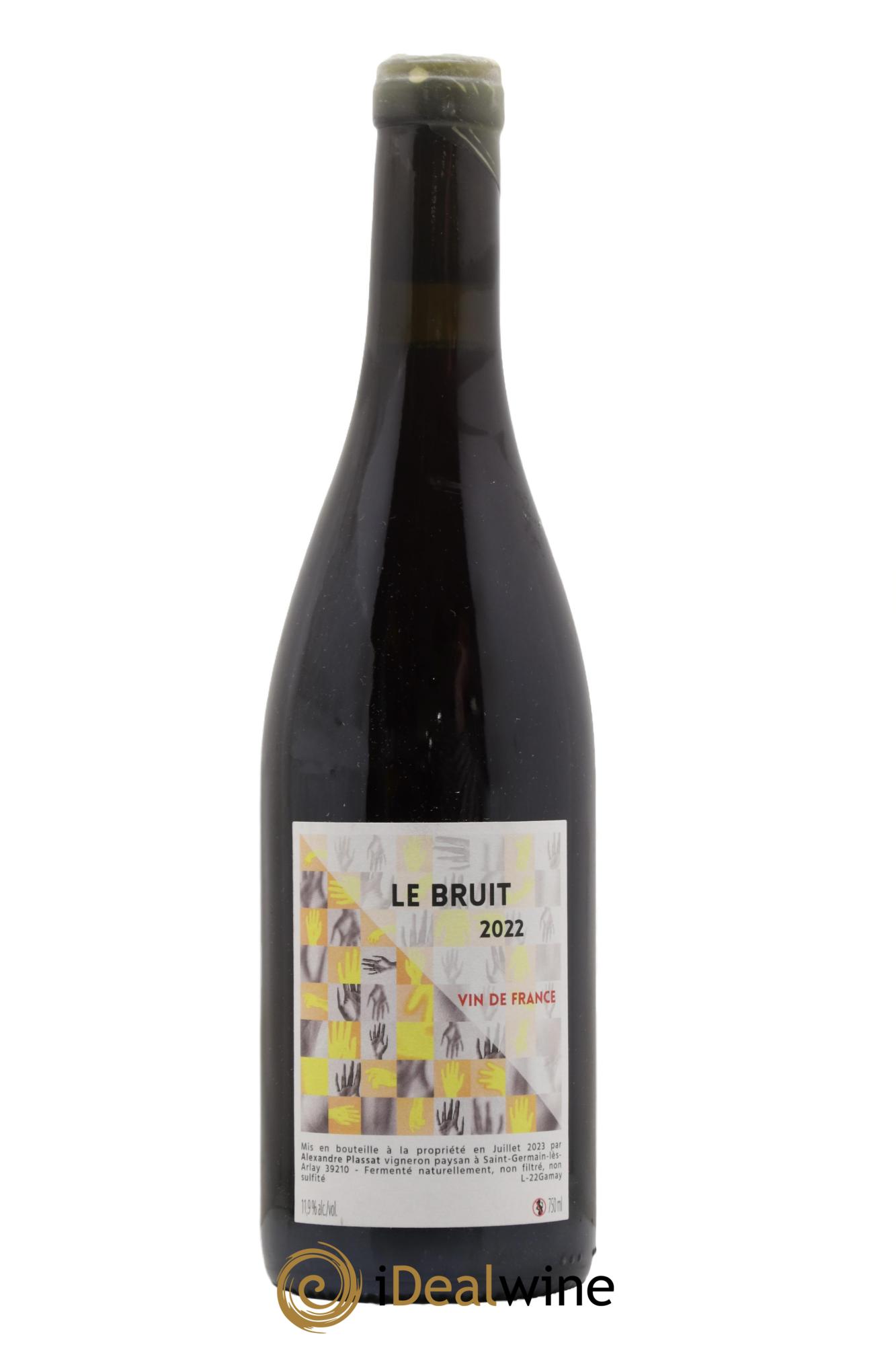 Vin de France Le Bruit Plassat 2022 - Lot de 1 bouteille - 0