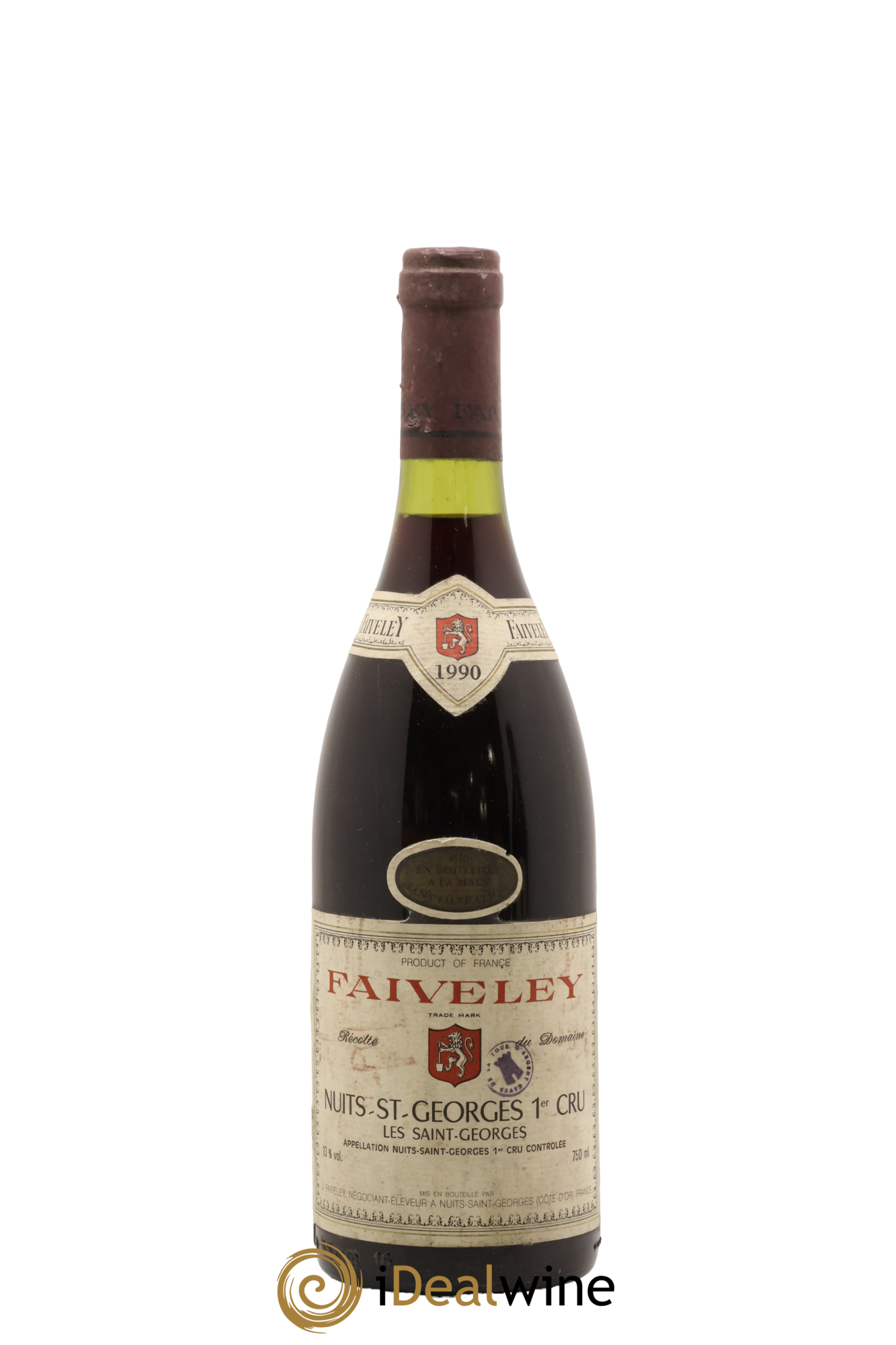 Nuits-Saint-Georges 1er Cru Les Saint-Georges Faiveley 1990 - Lot de 1 bouteille - 0