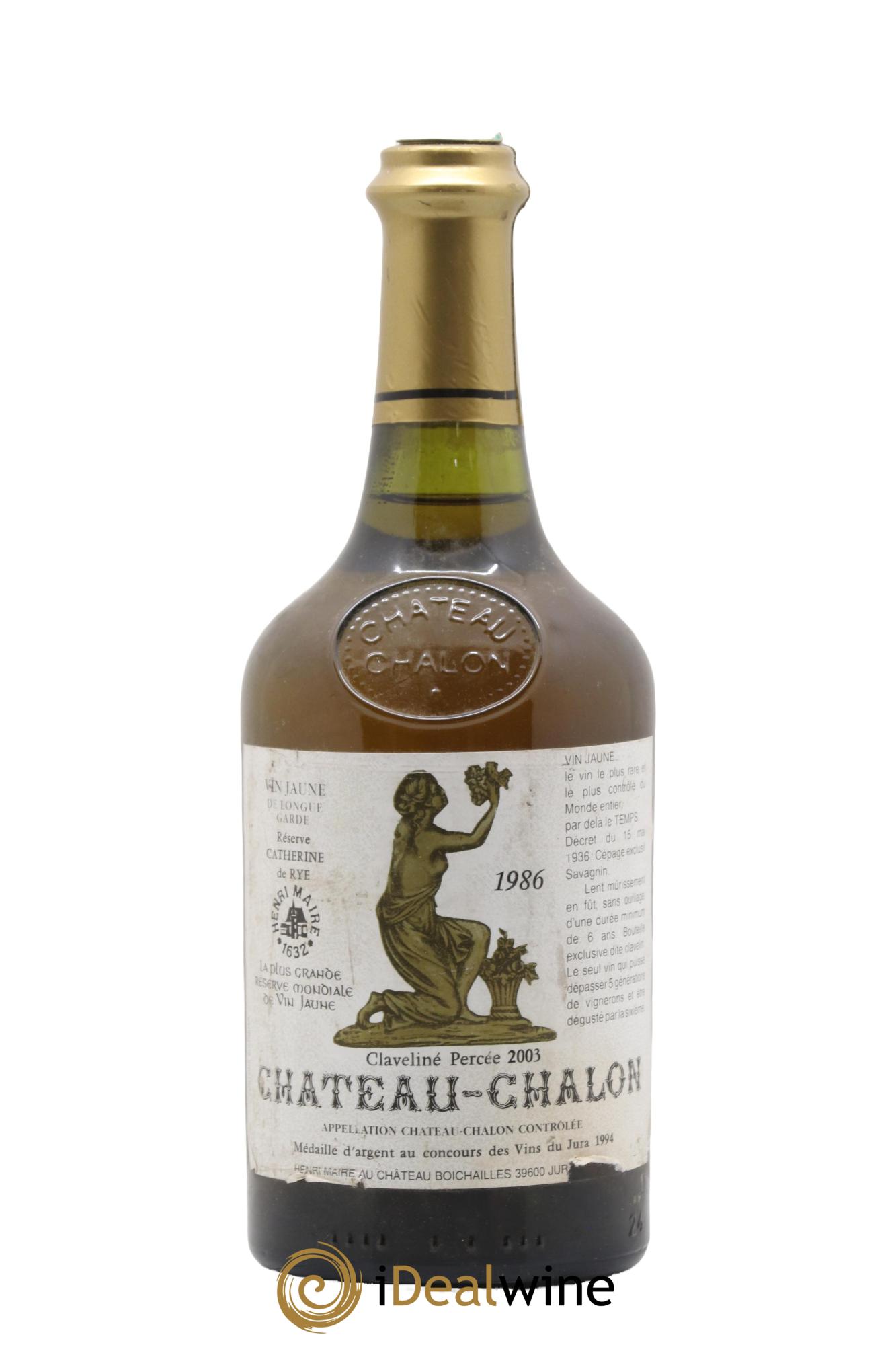 Château-Chalon Catherine de Rye Henri Maire 1986 - Lot de 1 clavelin - 0