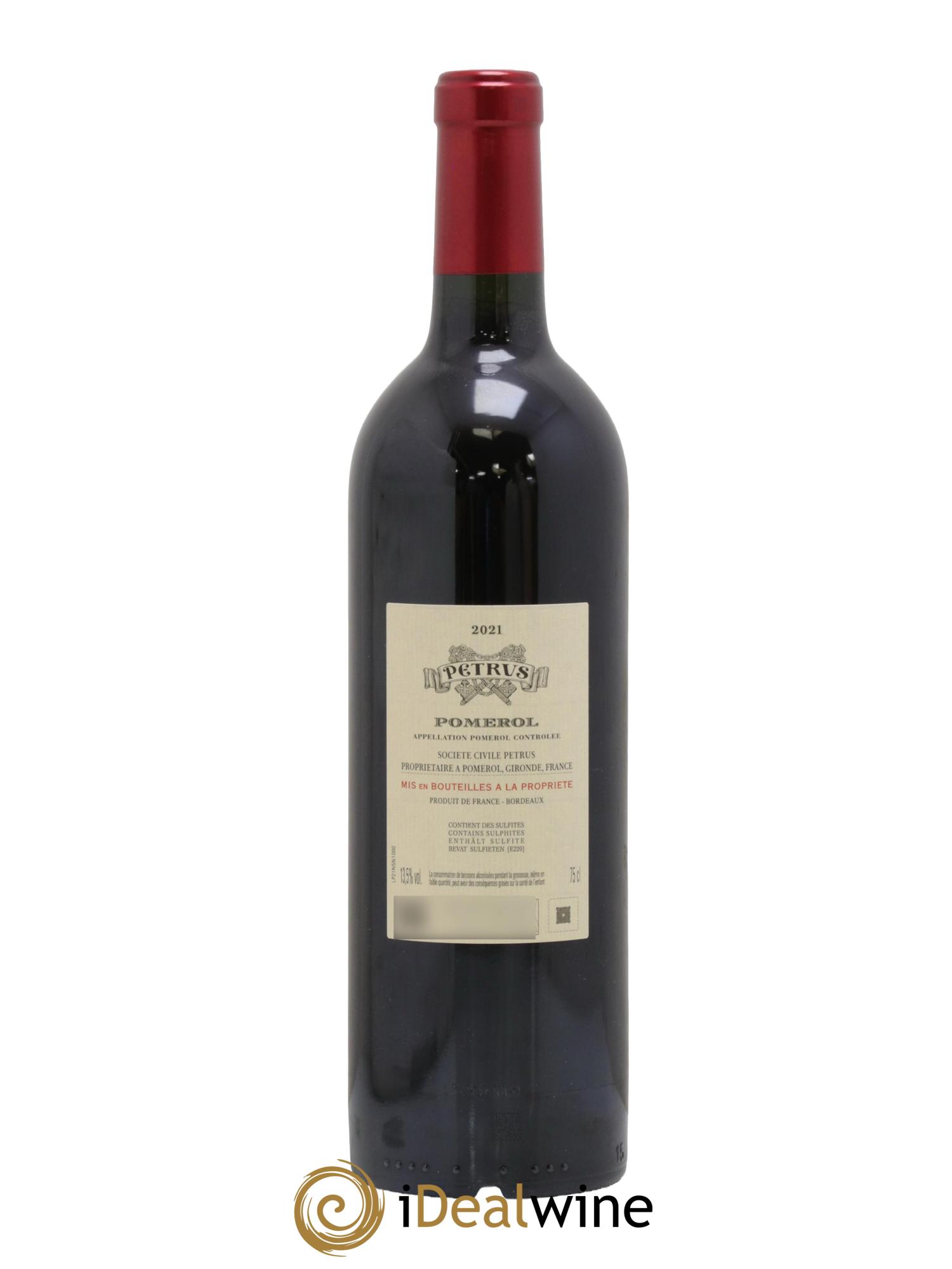 Petrus 2021 - Lot de 1 bouteille - 1