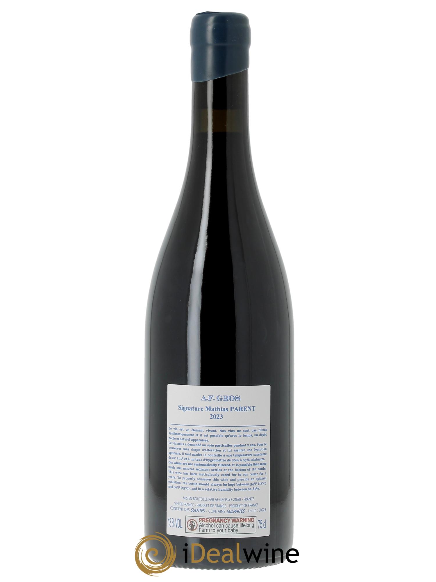 Vin de France Signature A.-F. Gros  2023 - Posten von 1 Flasche - 1