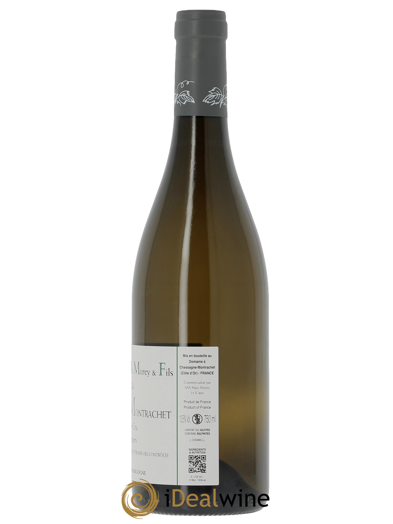 Chassagne-Montrachet 1er Cru Les Vergers Marc Morey 2024 - Lot de 1 bouteille - 1