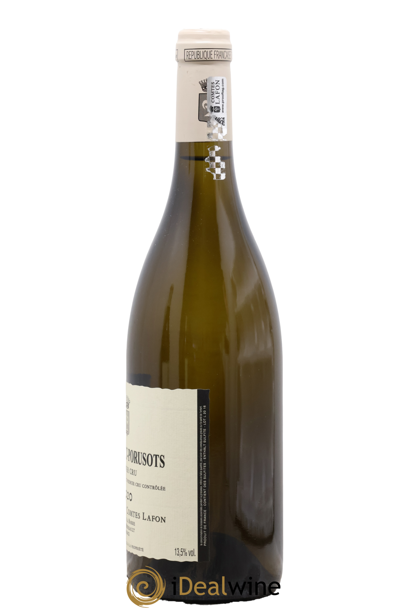 Meursault 1er Cru Porusots Comtes Lafon (Domaine des) 2020 - Lot de 1 bouteille - 1