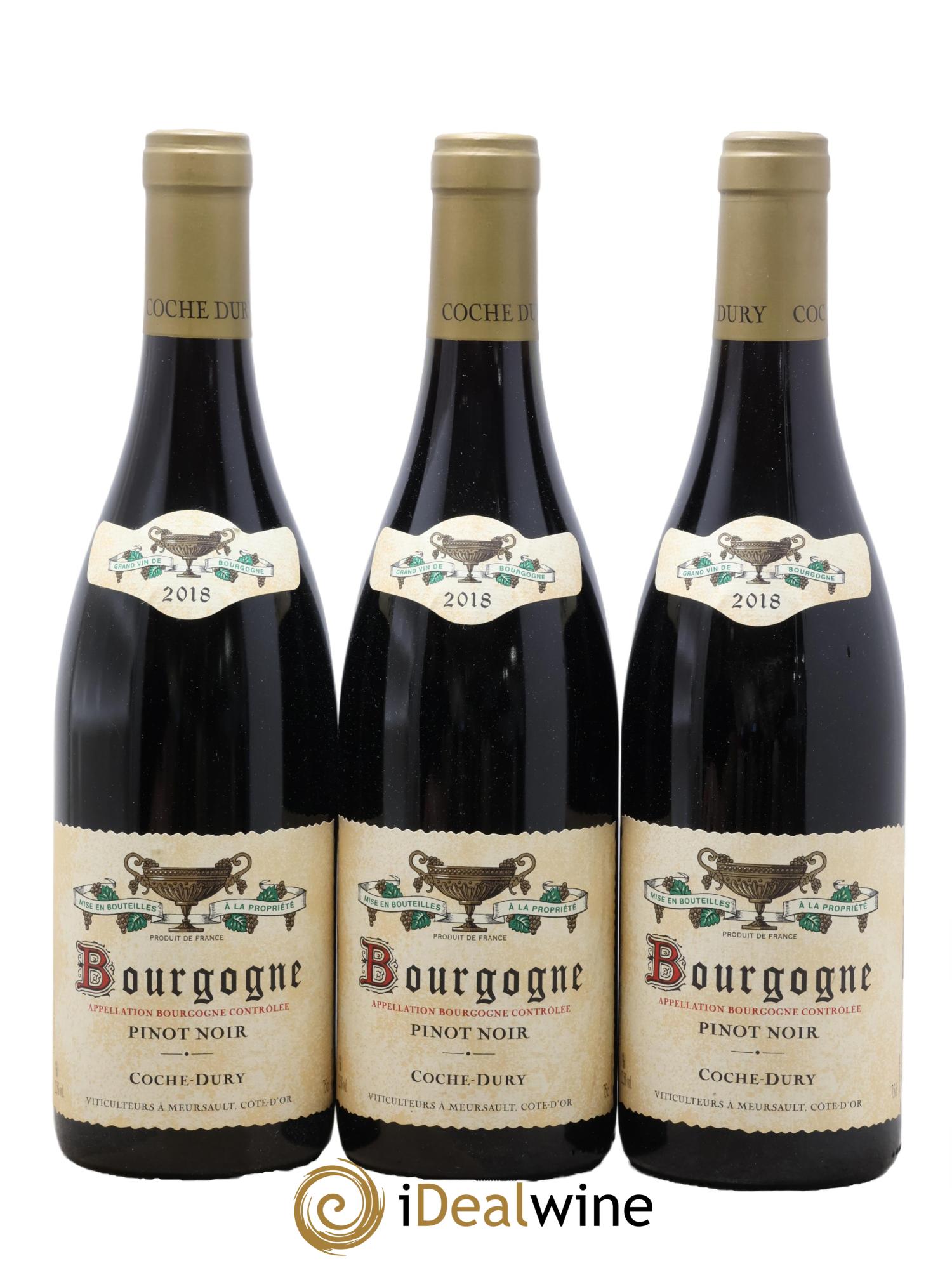 Bourgogne Coche Dury (Domaine) 2018 - Lot de 3 bouteilles - 0