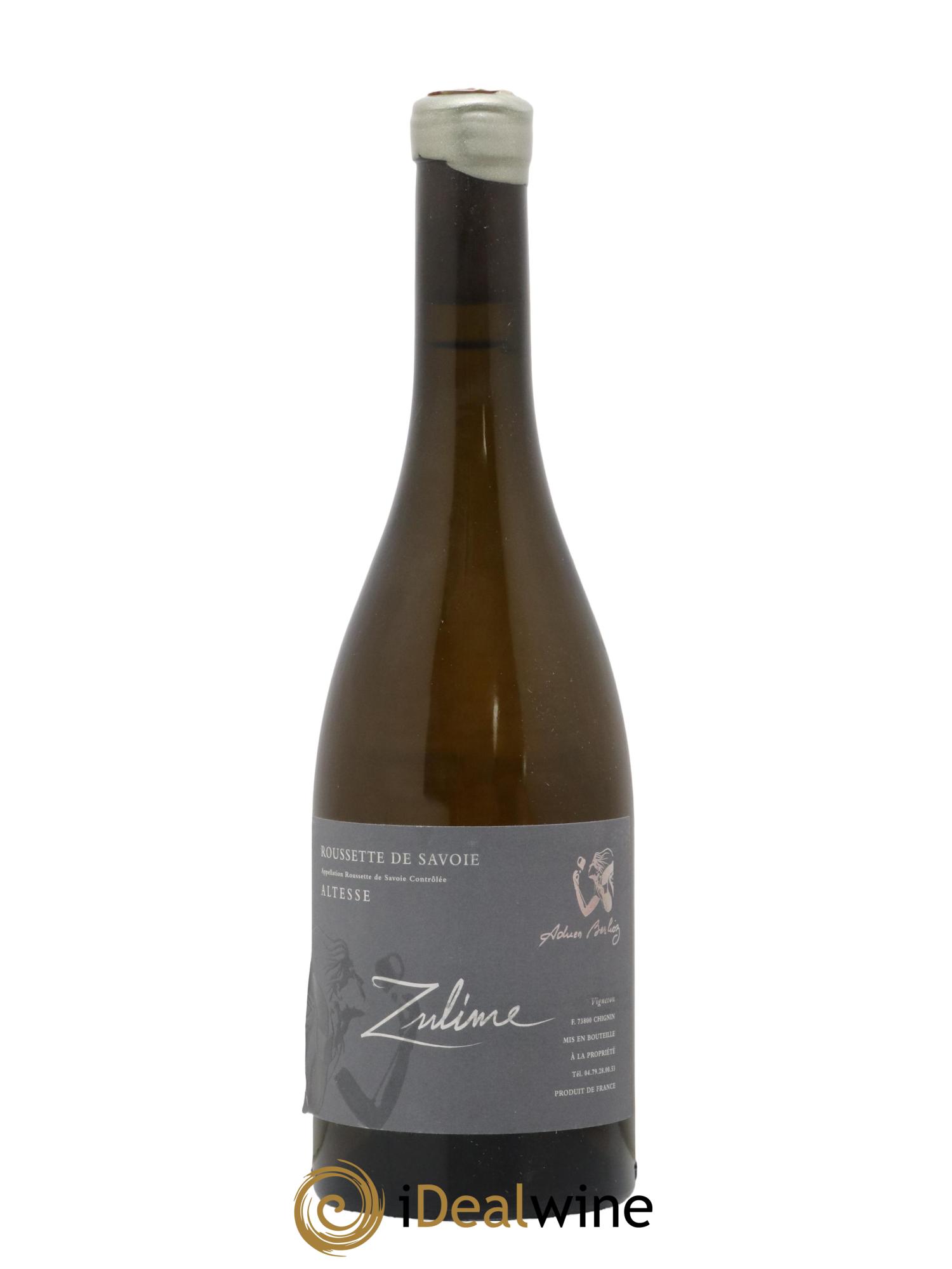 Roussette de Savoie Zulime Adrien Berlioz 2016 - Lot de 1 bouteille - 0
