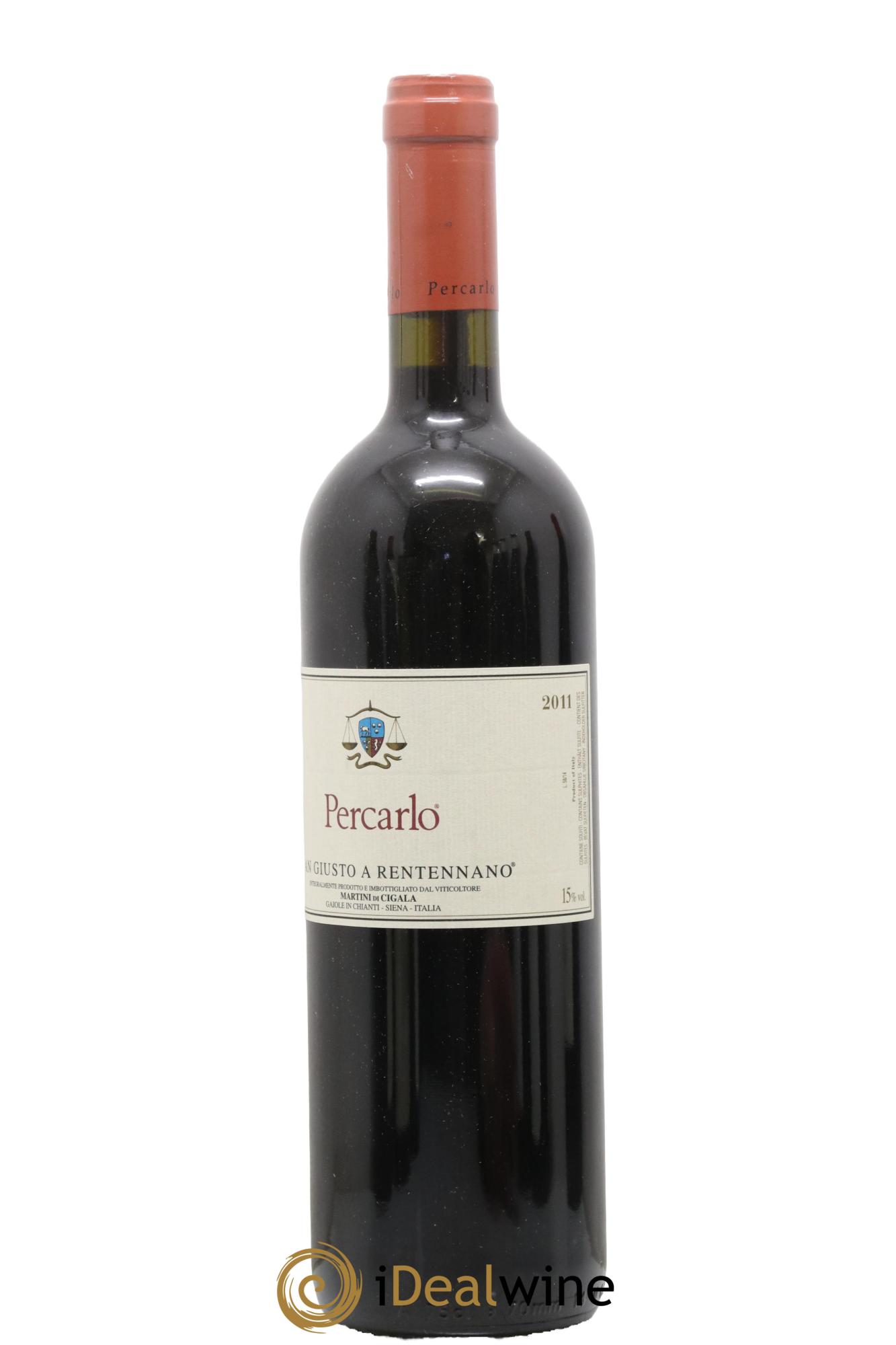 Toscana IGT San Giusto a Rentennano Percarlo Famille Martini di Cigala 2011 - Lotto di 1 bottiglia - 1
