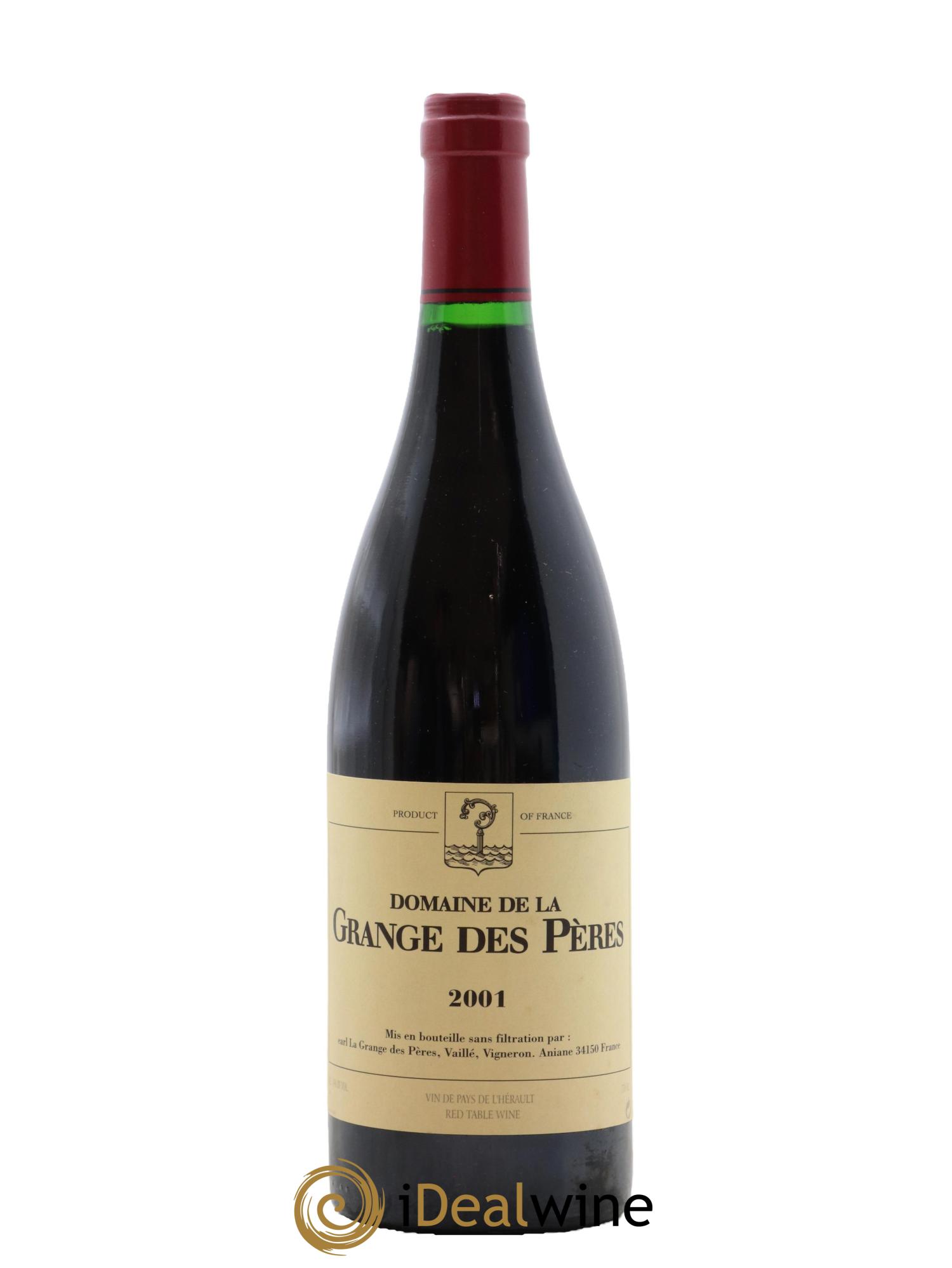 Pays d'Hérault Grange des Pères Laurent Vaillé 2001 - Lot de 1 bouteille - 0