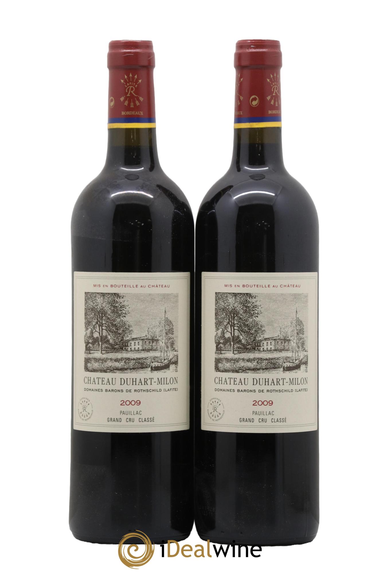 Château Duhart-Milon 4ème Grand Cru Classé 2009 - Lotto di 2 bottiglie - 0