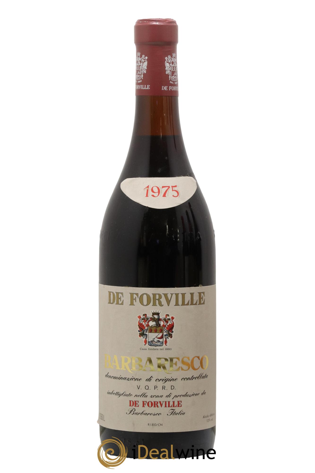Barbaresco DOCG de Forville 1975 - Lot de 1 bouteille - 0