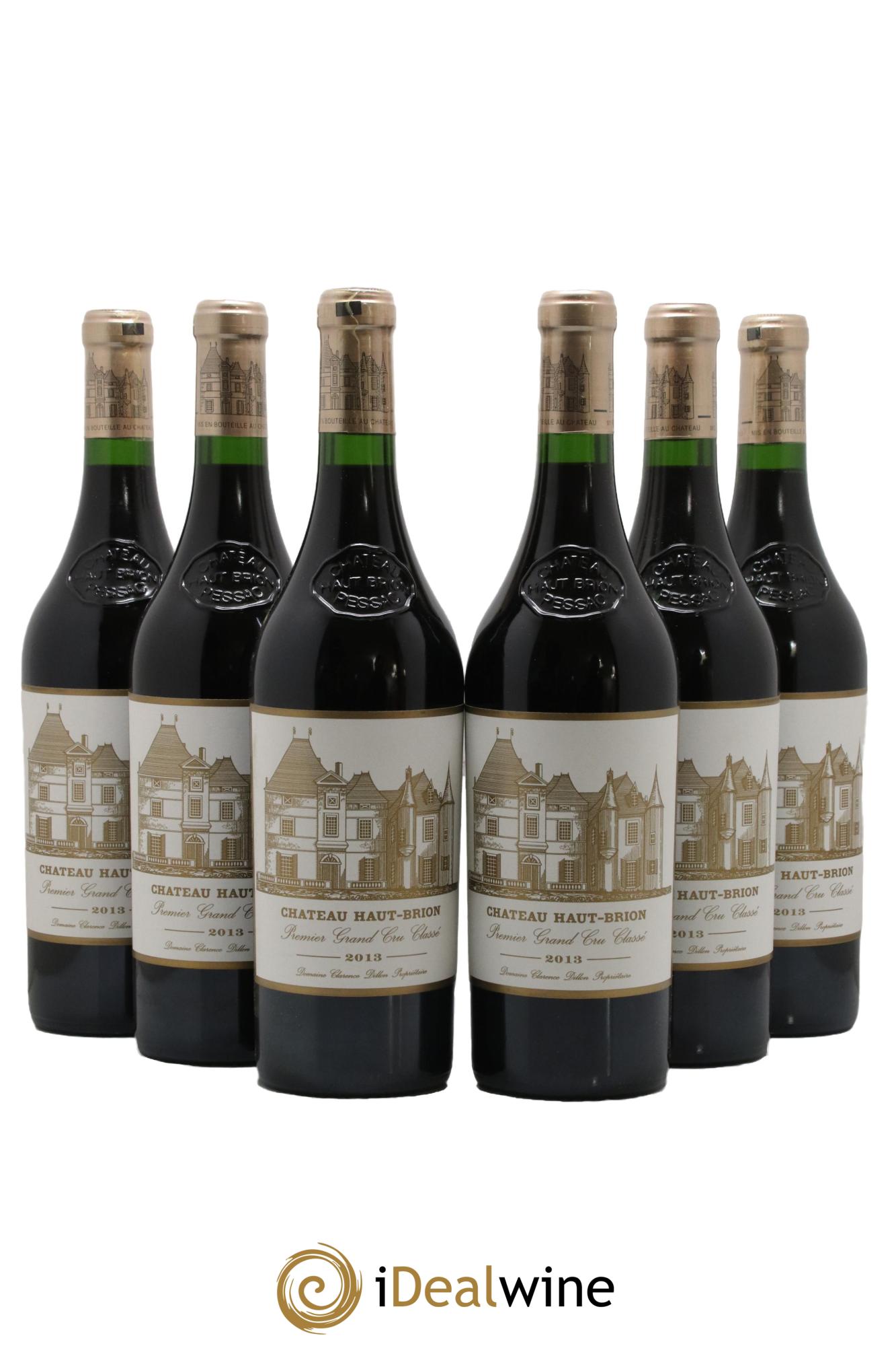 Château Haut Brion 1er Grand Cru Classé 2013 - Lot of 6 bottles - 0