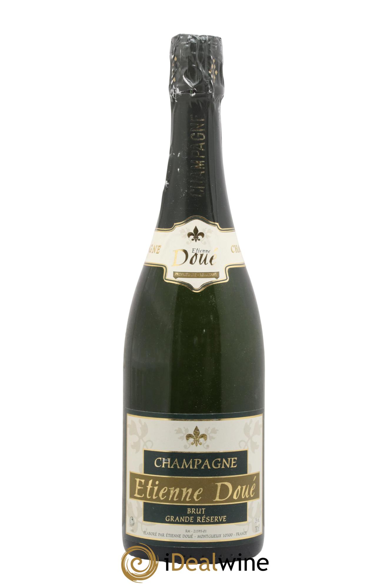 Champagne Brut Grande Réserve Etienne Doué - Posten von 1 Flasche - 0