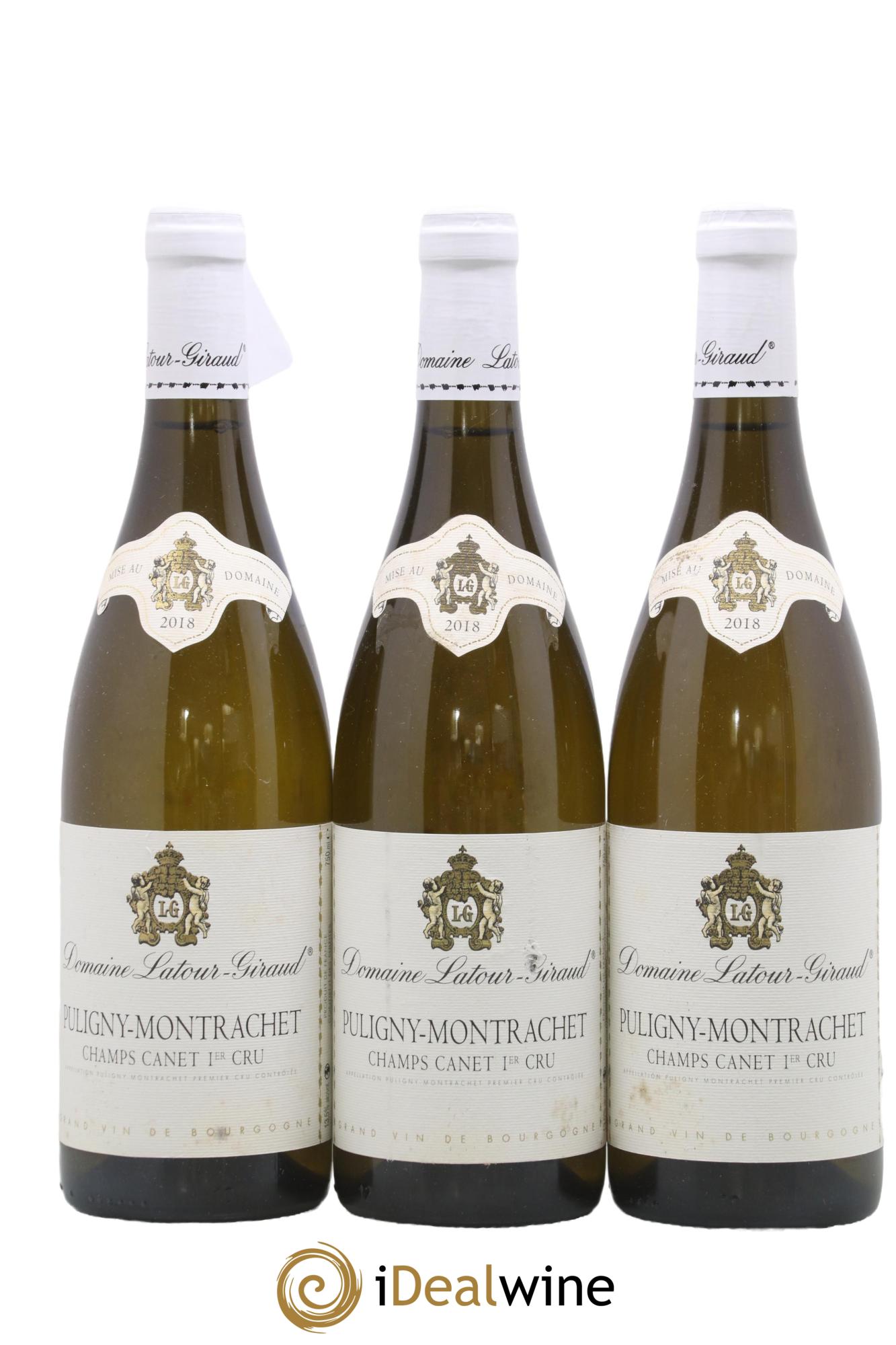 Puligny-Montrachet 1er Cru Champs Canet Latour-Giraud 2018 - Lot de 3 bouteilles - 0