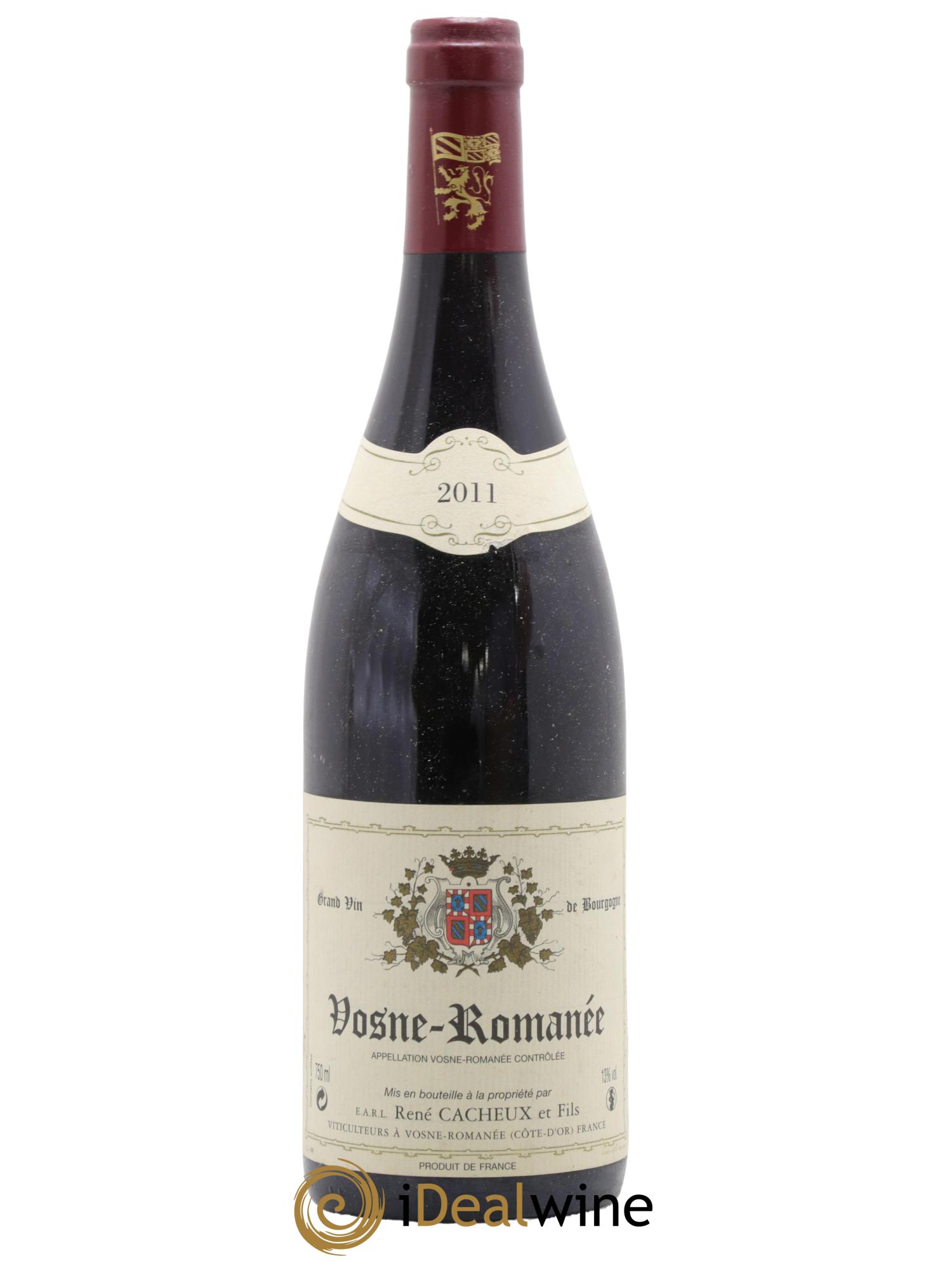 Vosne-Romanée Réné Cacheux 2011 - Posten von 1 Flasche - 0
