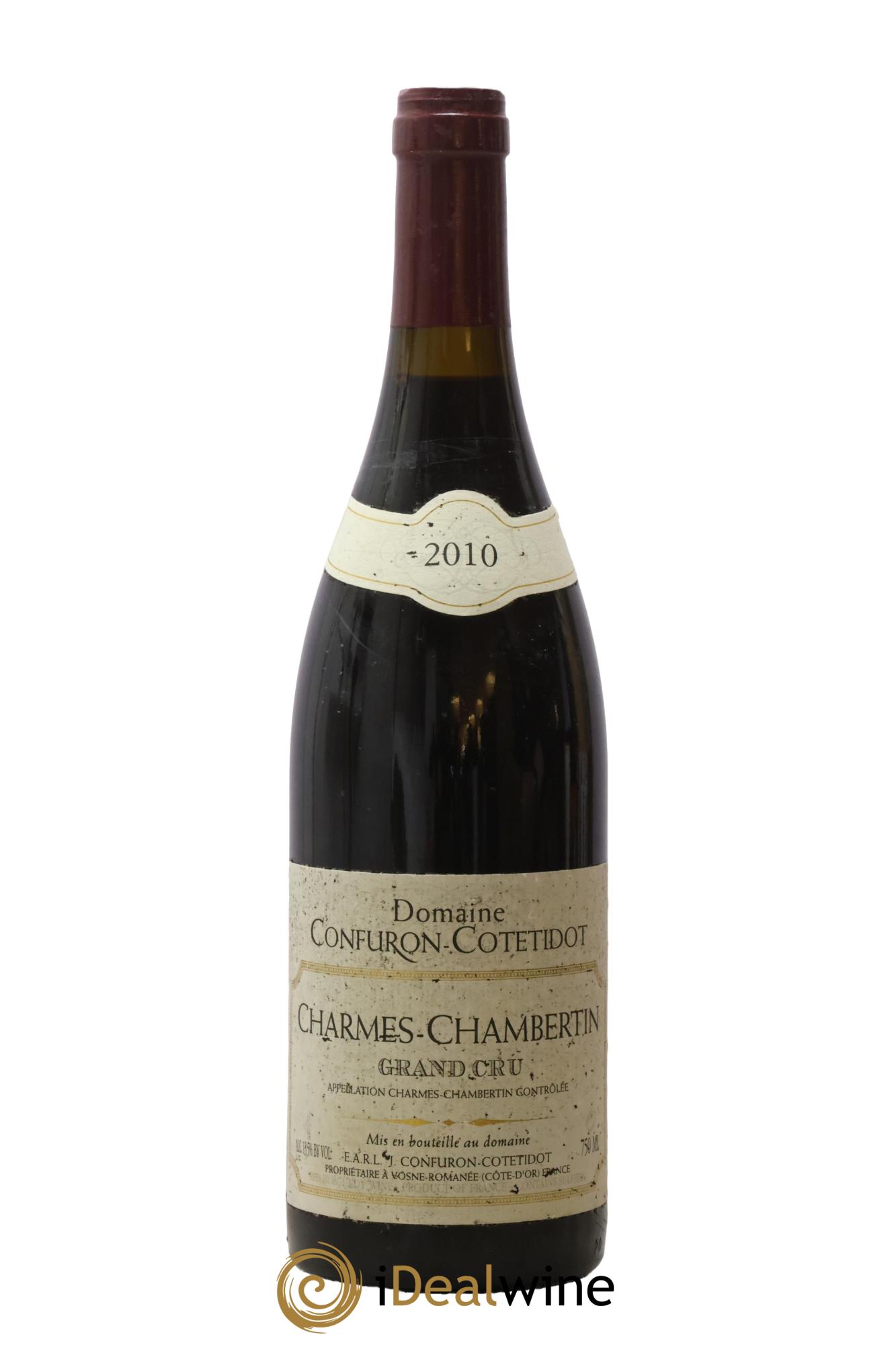 Charmes-Chambertin Grand Cru Confuron-Cotetidot 2010 - Lot de 1 bouteille - 0