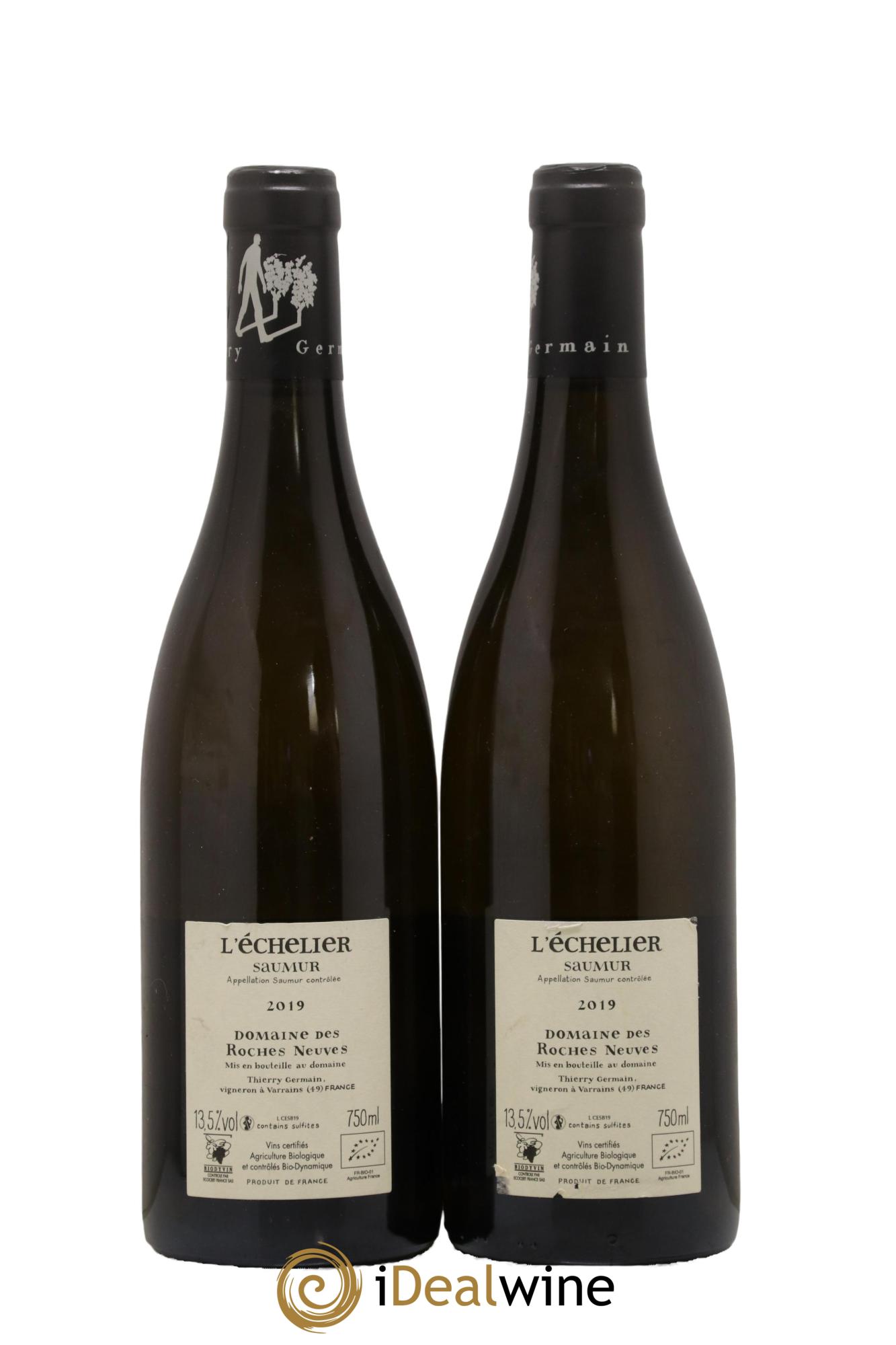 Saumur l'Echelier Domaine des Roches Neuves - Thierry Germain 2019 - Lot of 2 bottles - 1
