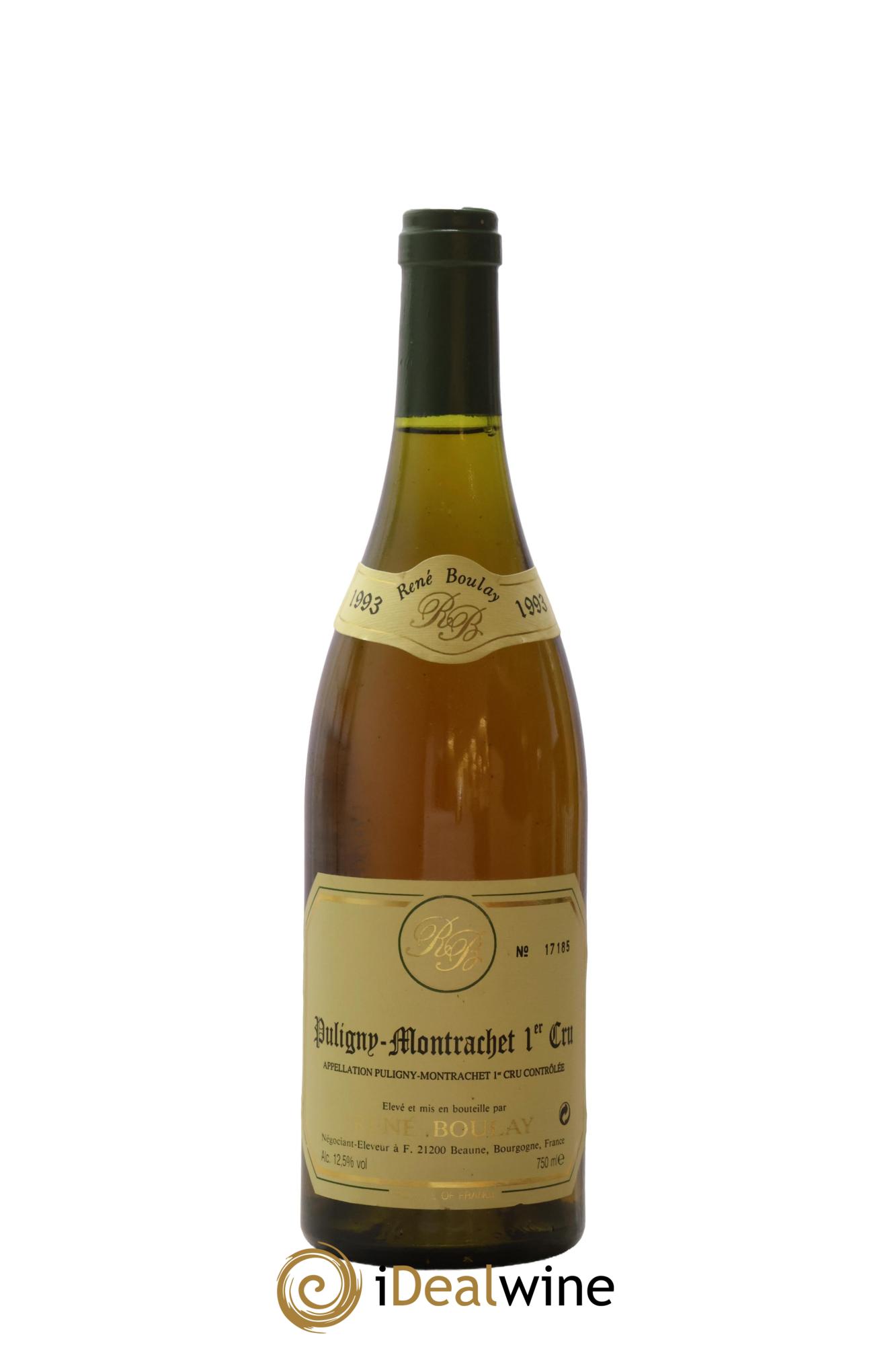 Puligny-Montrachet 1er Cru René Boulay 1993 - Lot de 1 bouteille - 0