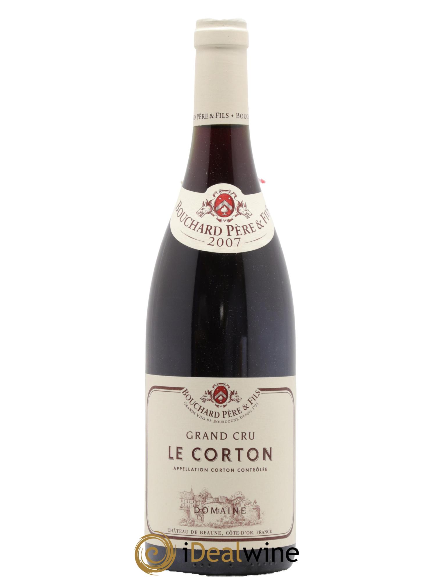 Corton Grand Cru Le Corton Bouchard Père & Fils 2007 - Lot de 1 bouteille - 0