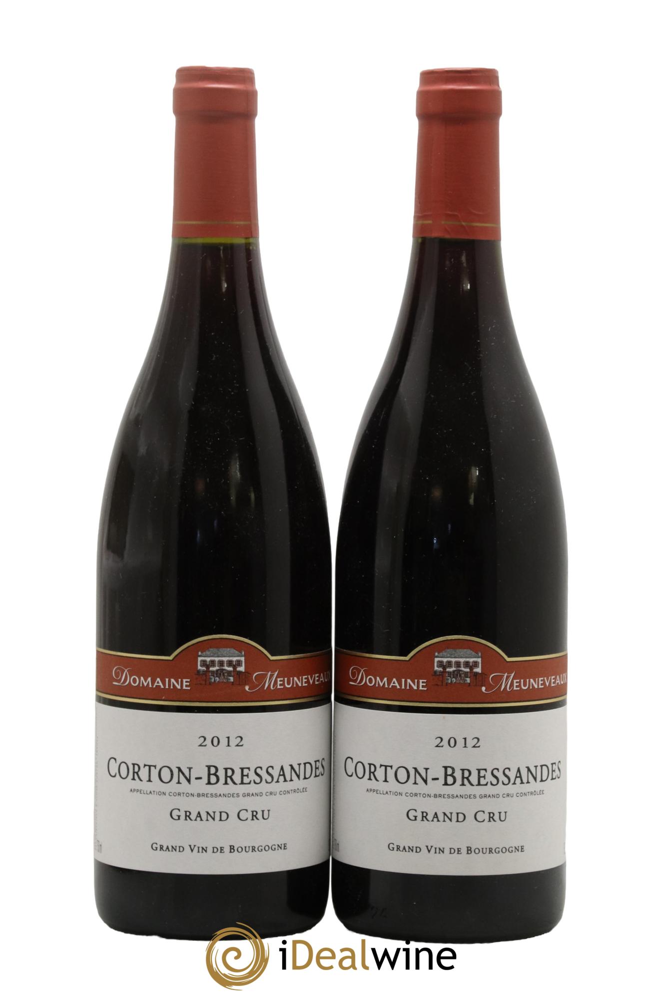 Corton Grand Cru Bressandes Domaine Meuneveaux 2012 - Lot of 2 bottles - 0