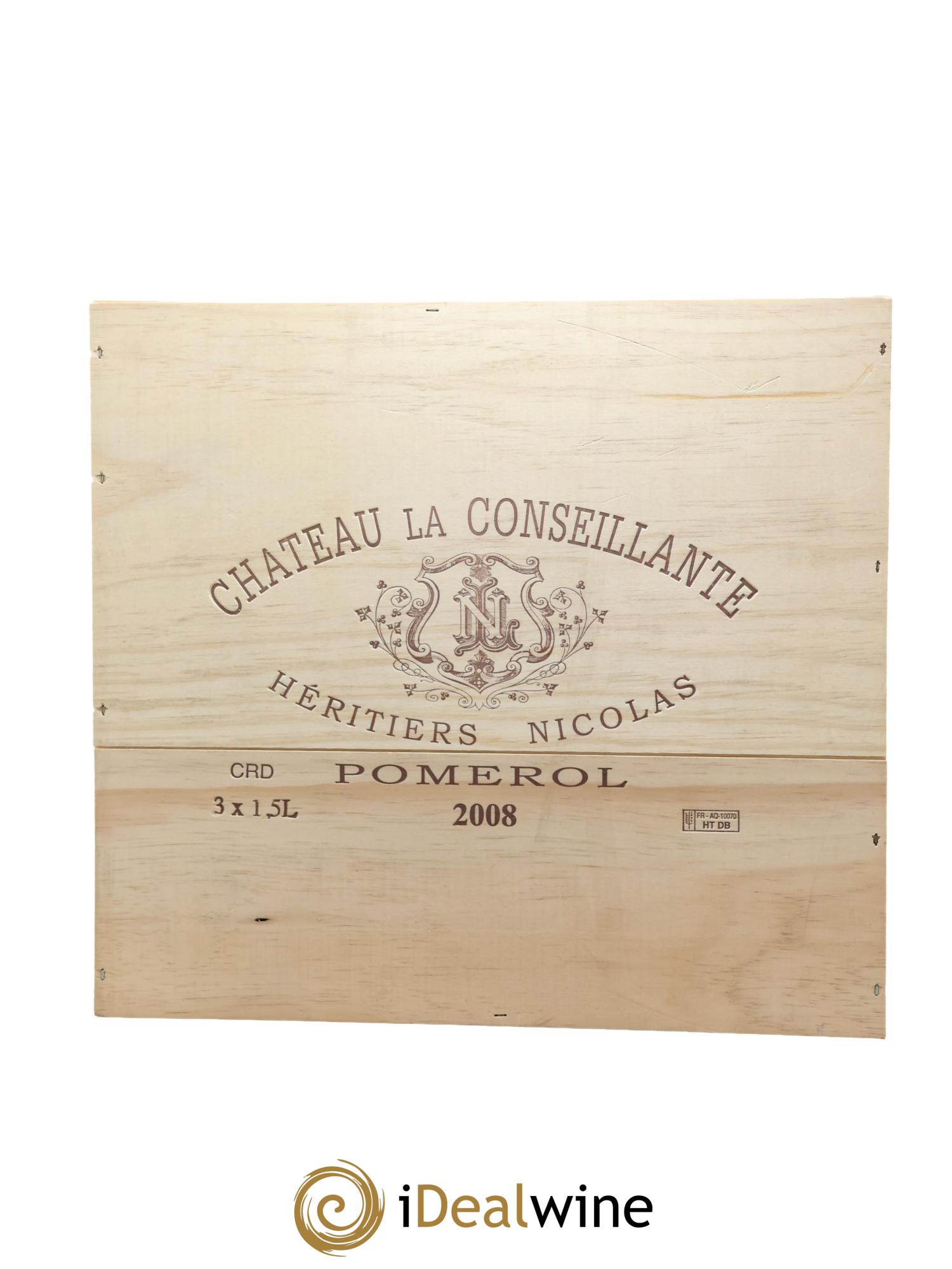 Château la Conseillante 2008 - Lot de 3 magnums - 2