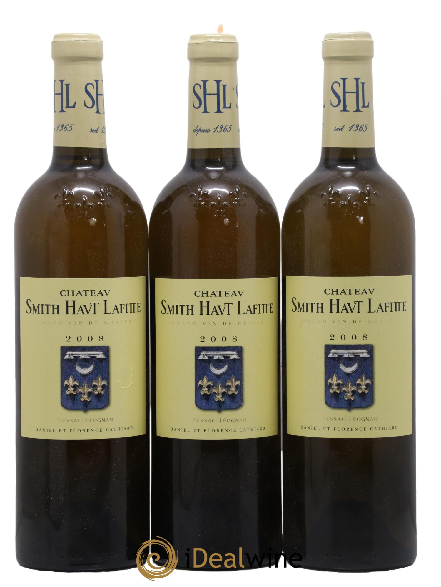 Château Smith Haut Lafitte 2008 - Lot de 3 bouteilles - 0