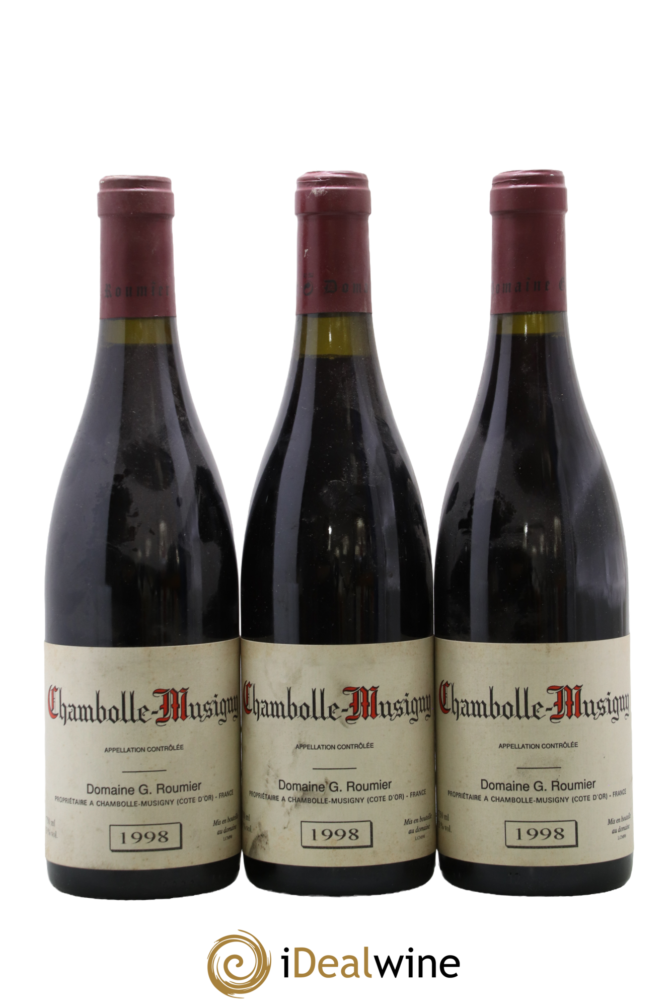 Chambolle-Musigny Georges Roumier (Domaine) 1998 - Lot de 3 bouteilles - 0