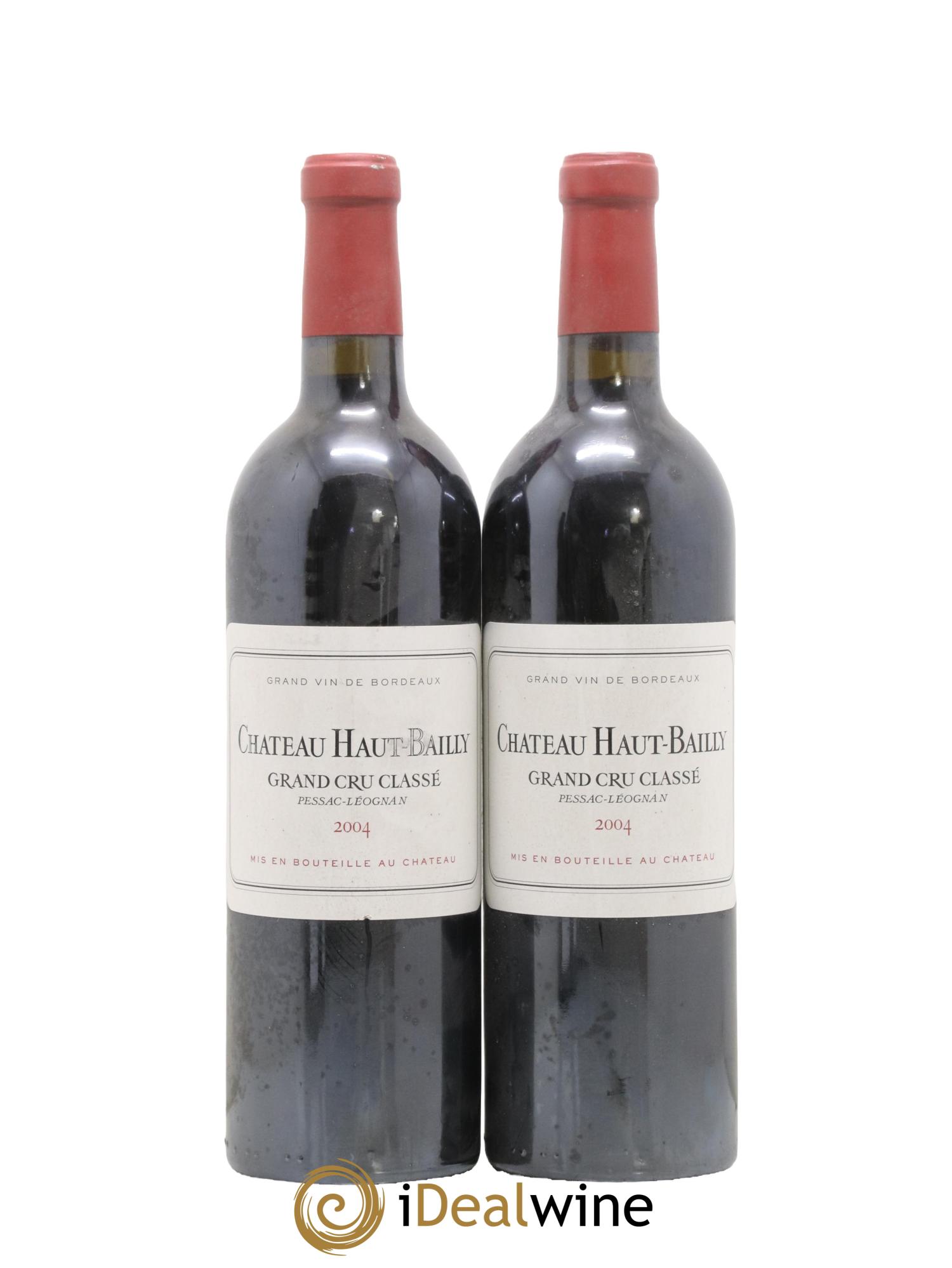 Château Haut-Bailly Cru Classé de Graves 2004 - Posten von 2 Flaschen - 0