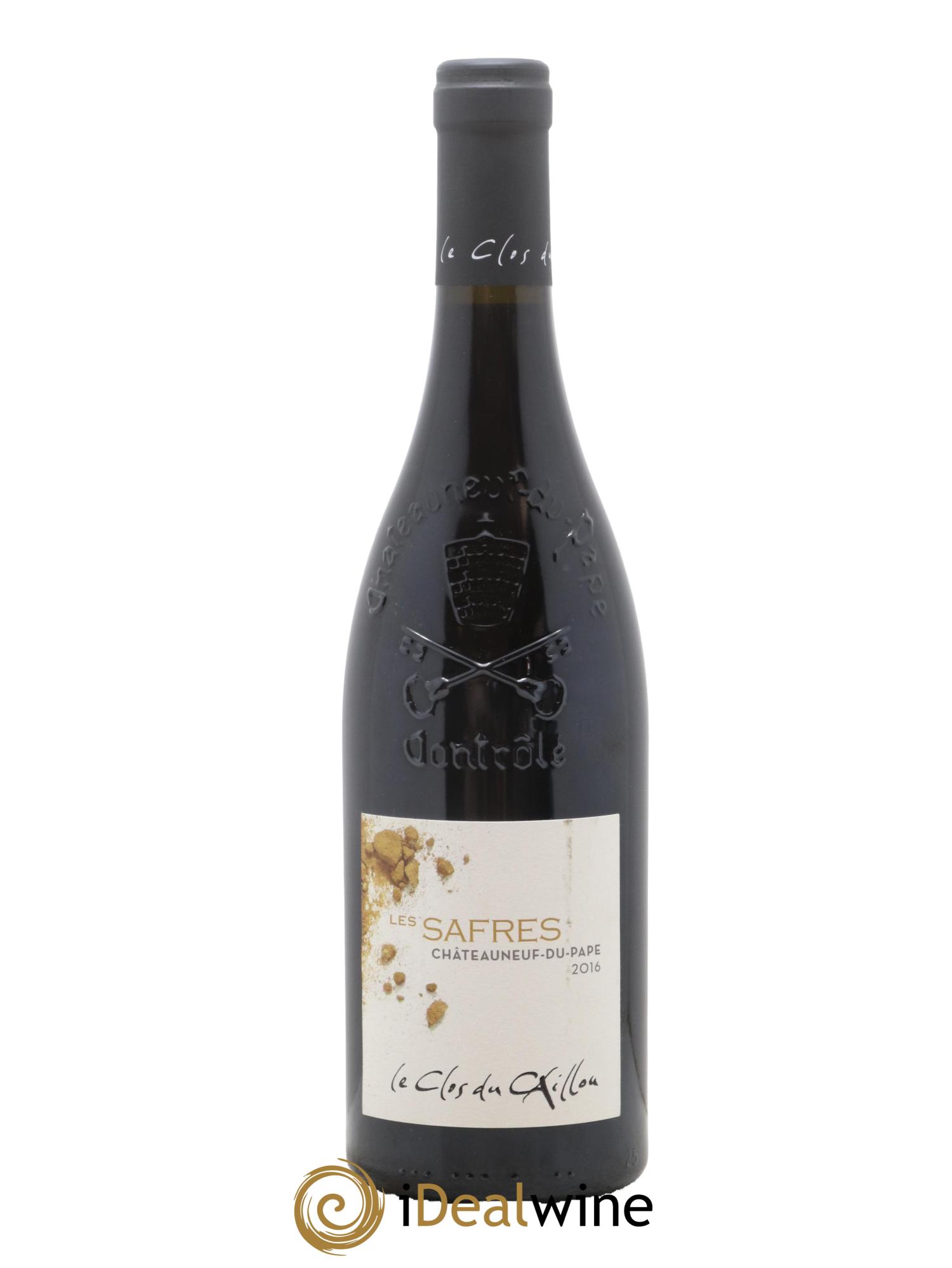 Châteauneuf-du-Pape Le Clos du Caillou Les Safres Sylvie Vacheron 2016 - Lot de 1 bouteille - 0
