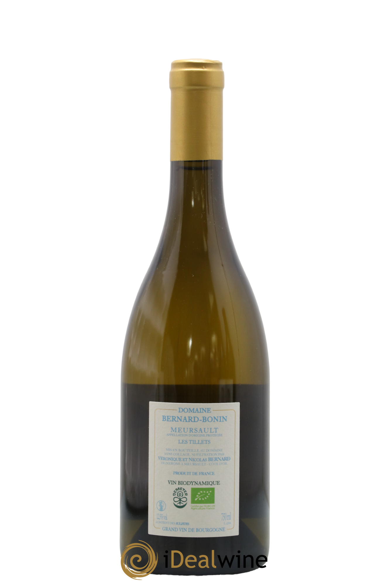 Meursault Les Tillets Bernard Bonin 2022 - Posten von 1 Flasche - 1