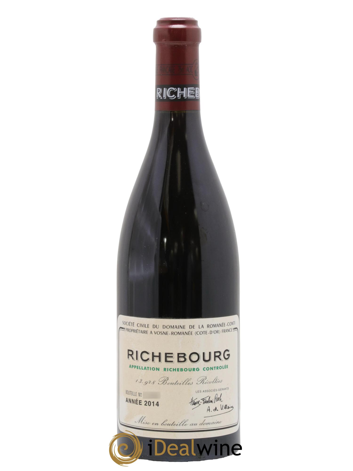 Richebourg Grand Cru Domaine de la Romanée-Conti 2014 - Lotto di 1 bottiglia - 1