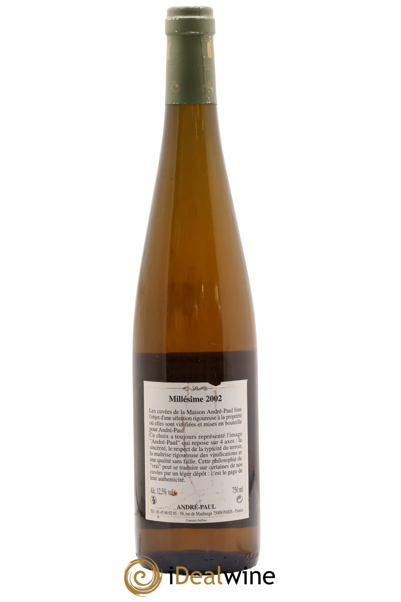 Alsace Riesling Vieilles Vignes Grand Cru Schonenbourg  Domaine Mittnacht klack 2002 - Lot of 1 bottle - 1