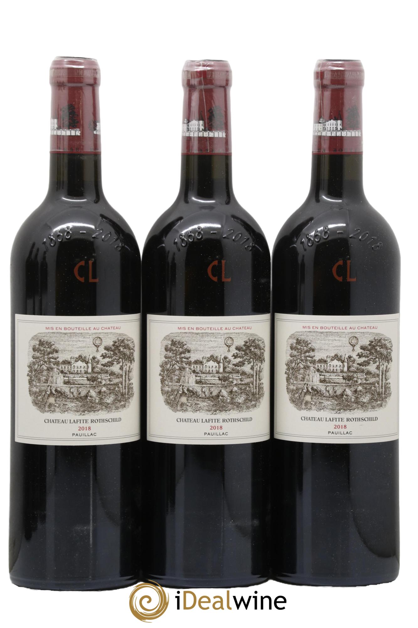 Château Lafite Rothschild 1er Grand Cru Classé 2018 - Lot de 6 bouteilles - 1