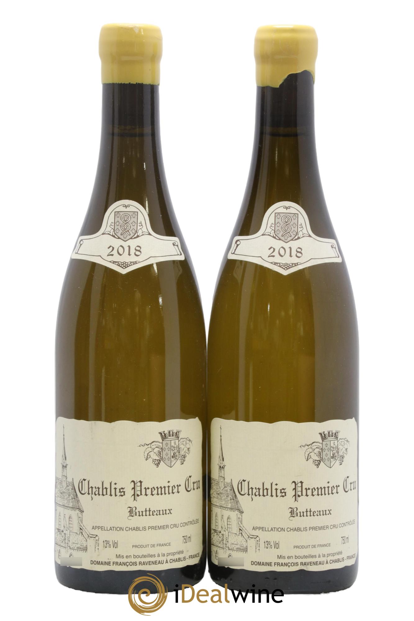 Chablis 1er Cru Butteaux Raveneau (Domaine) 2018 - Lot of 2 bottles - 0
