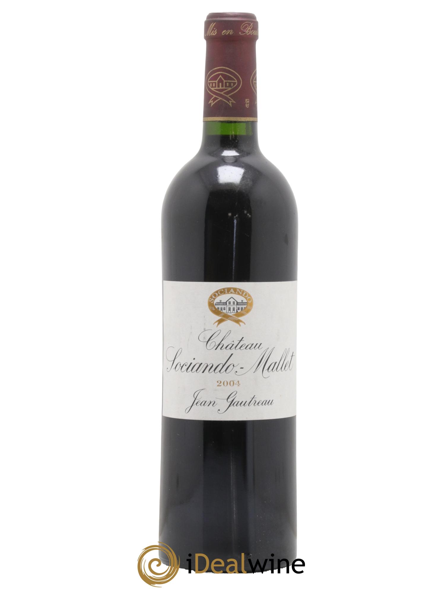 Château Sociando Mallet 2004 - Posten von 1 Flasche - 0