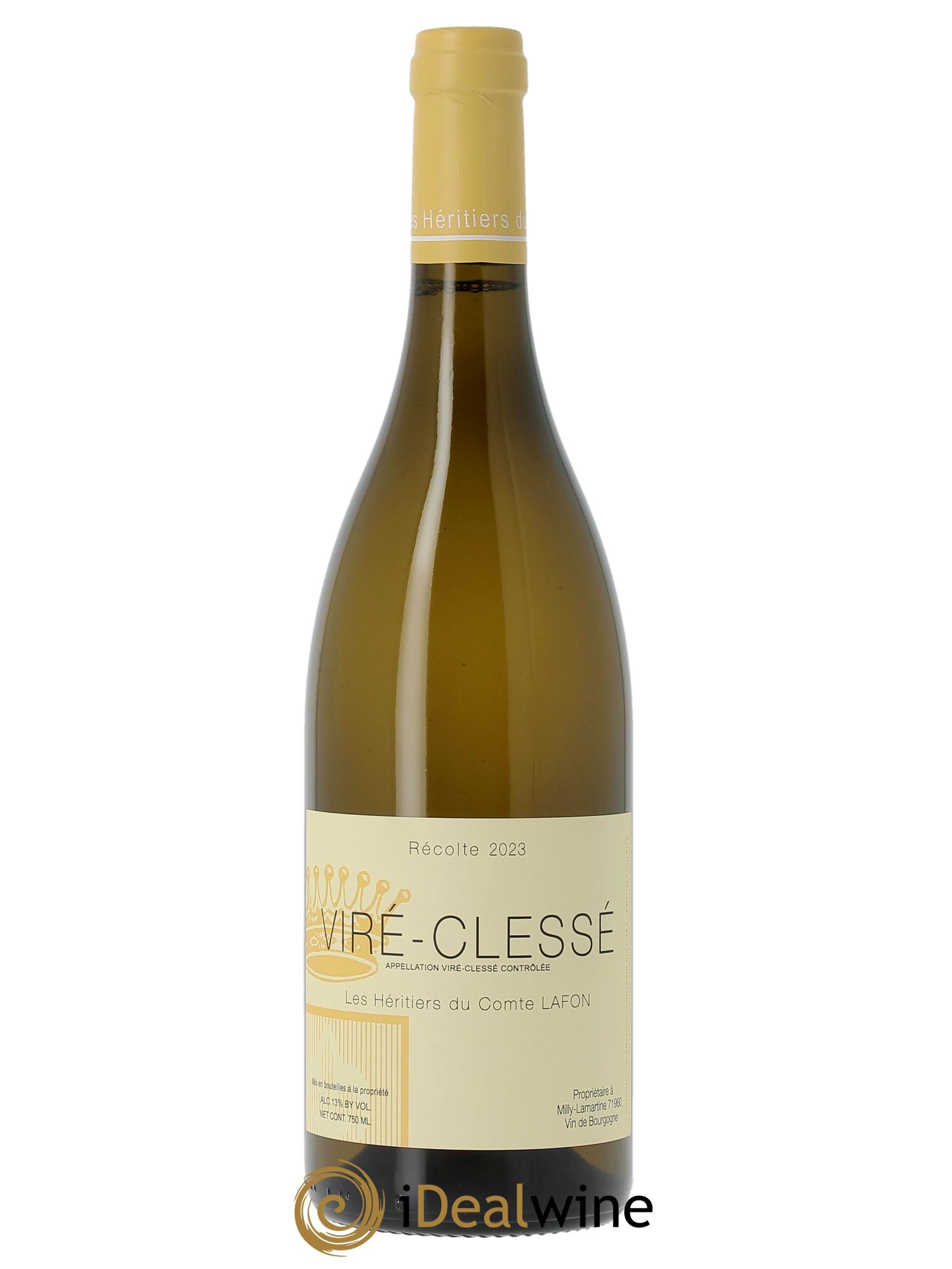 Viré-Clessé Héritiers du Comte Lafon (Domaine des)  2023 - Lot de 1 bouteille - 0