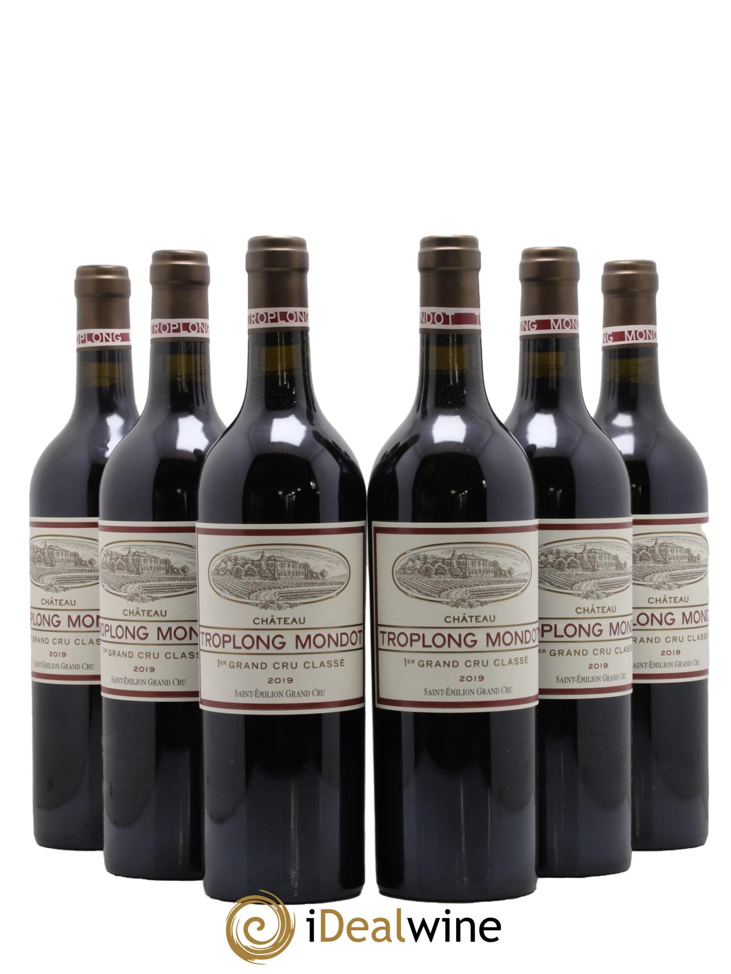 Château Troplong Mondot 1er Grand Cru Classé B 2019 - Posten von 6 Flaschen - 0