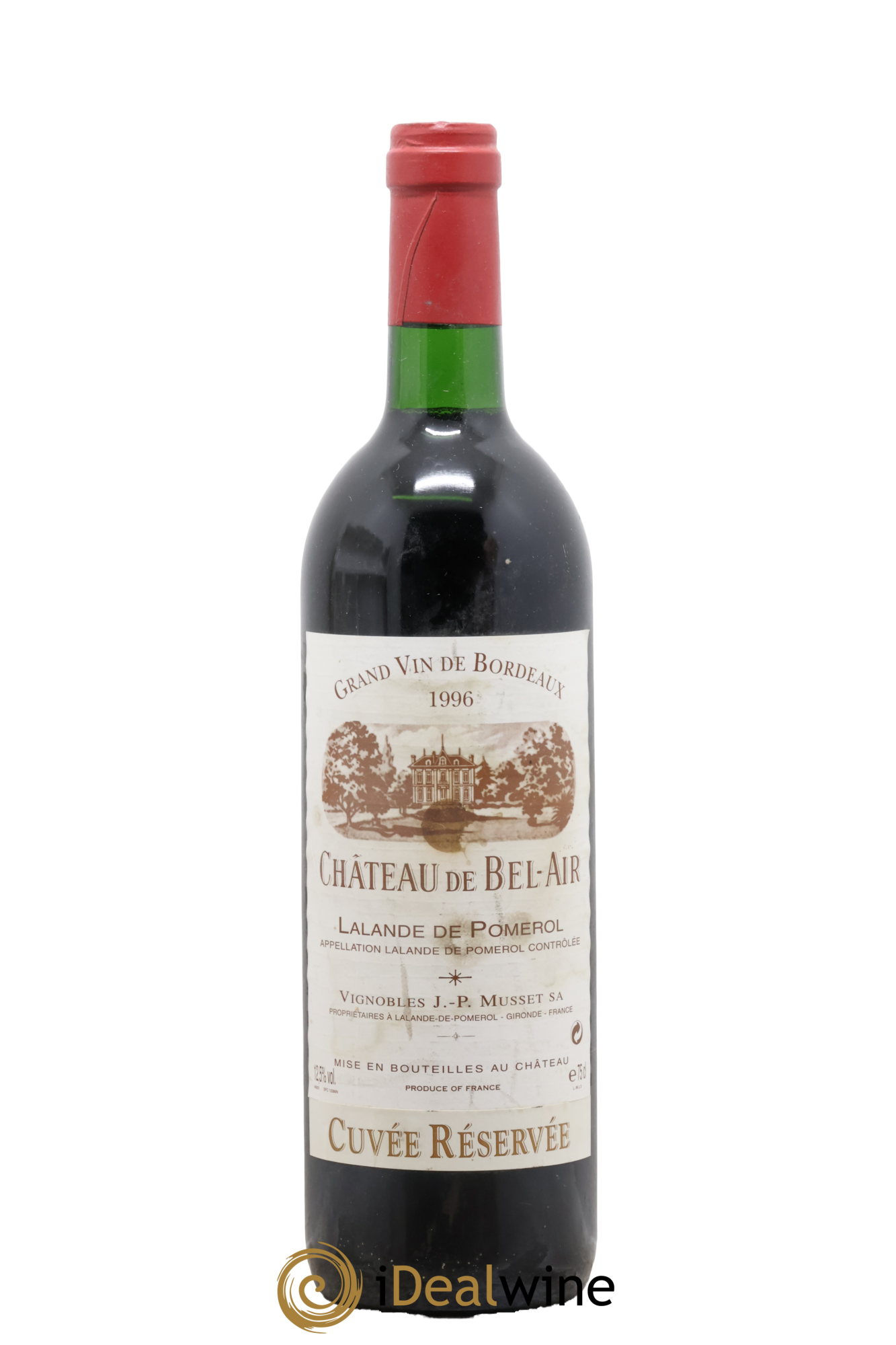 Château Bel Air Cuvée Réservée 1996 - Lot de 1 bouteille - 0